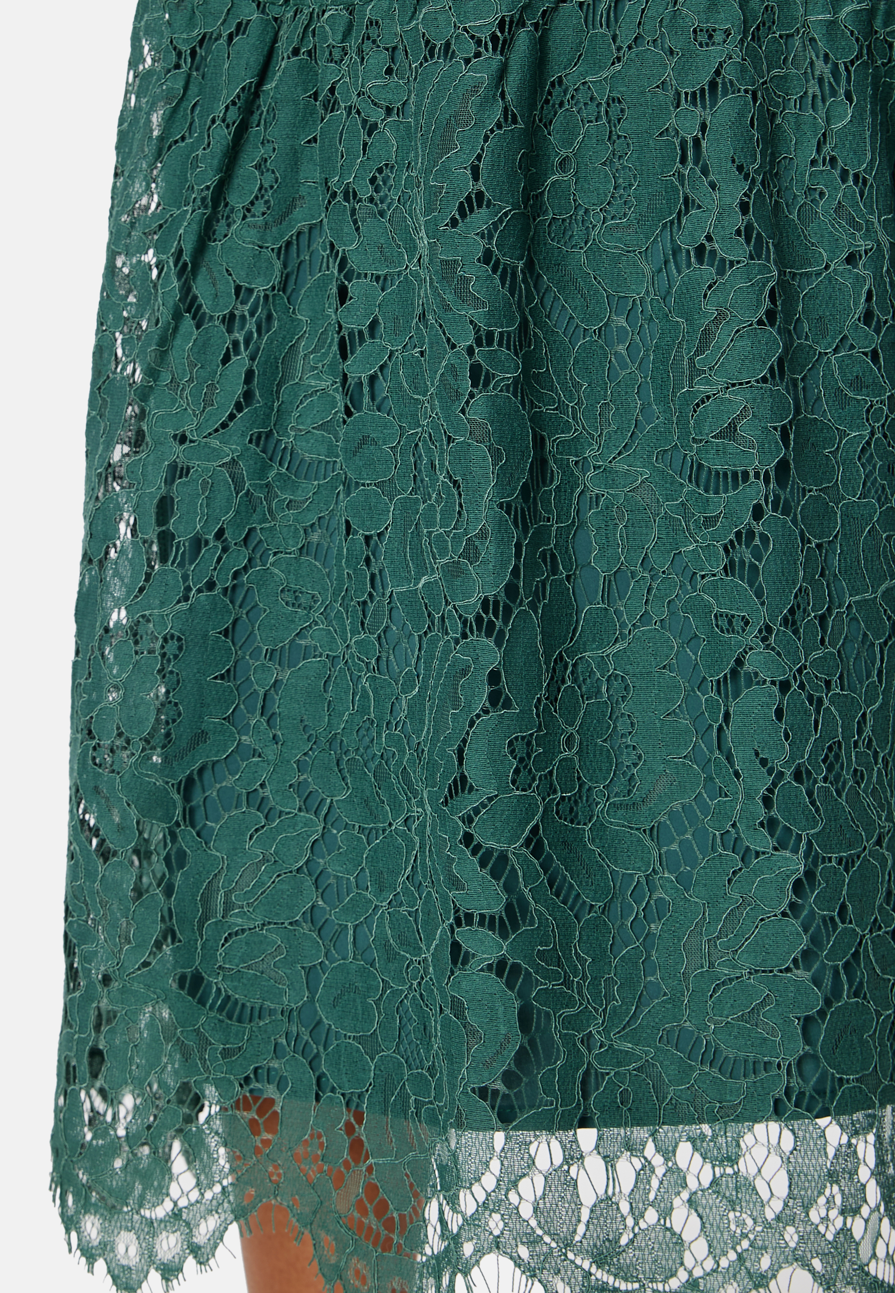 V-neck Lace Midi Dress 2