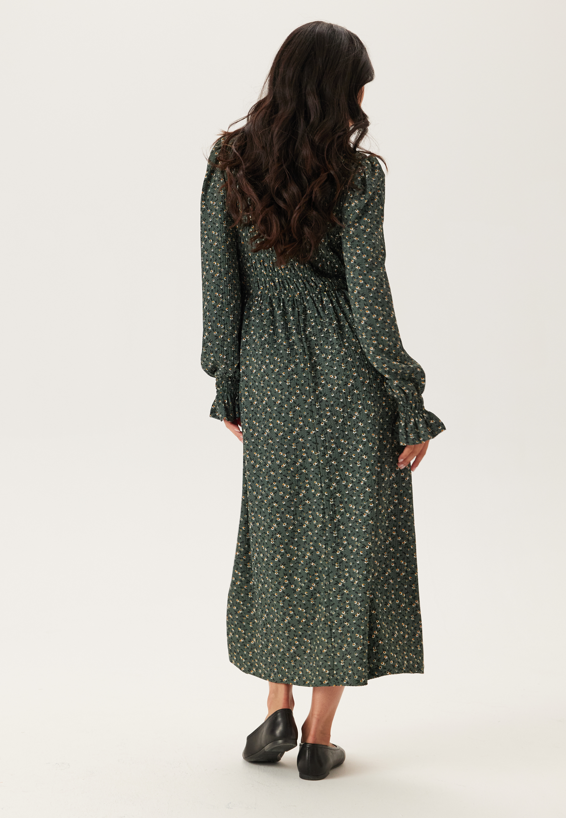 Long Sleeve Smock Dress 2