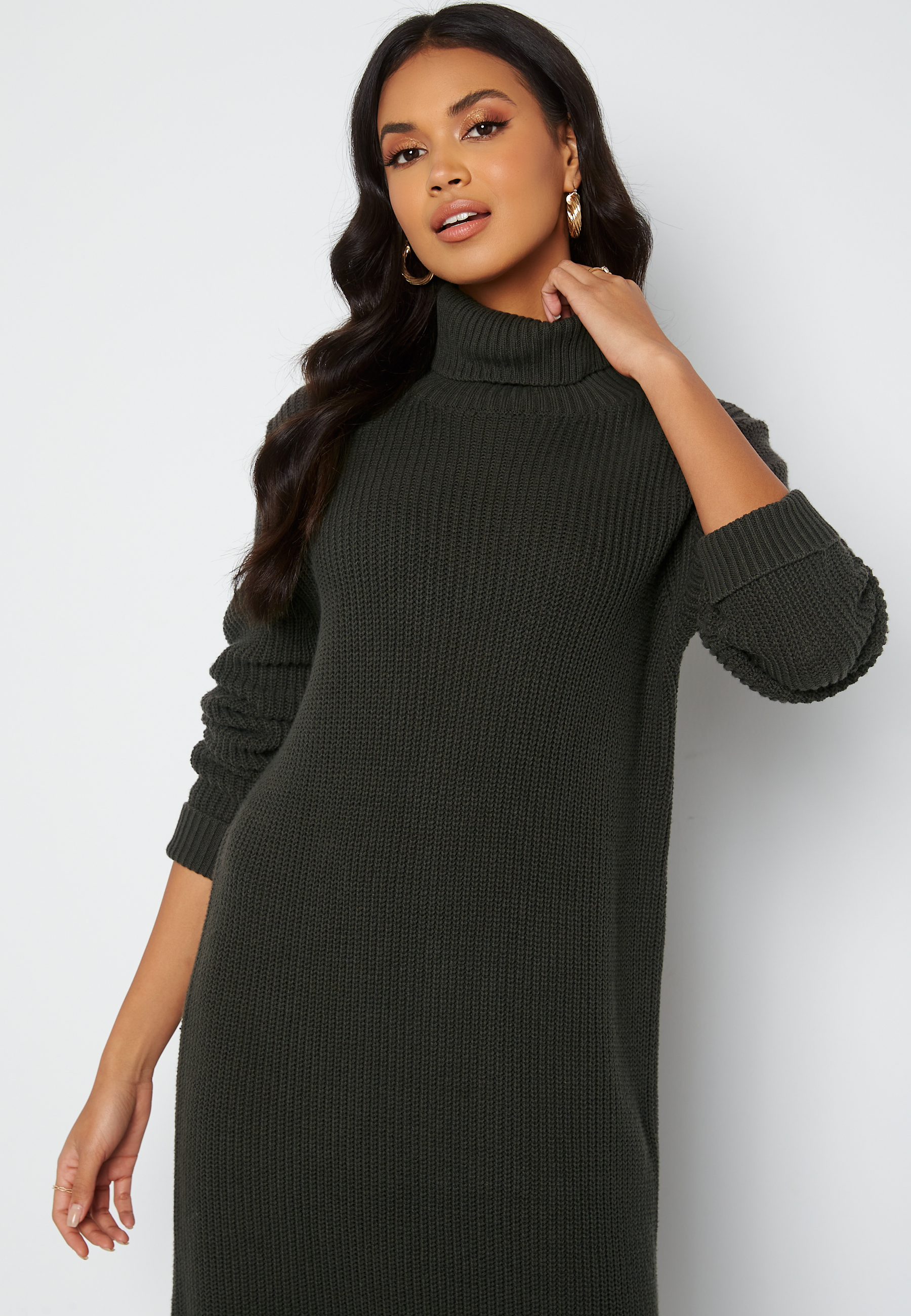 Lucy turtle neck sweater dress 2