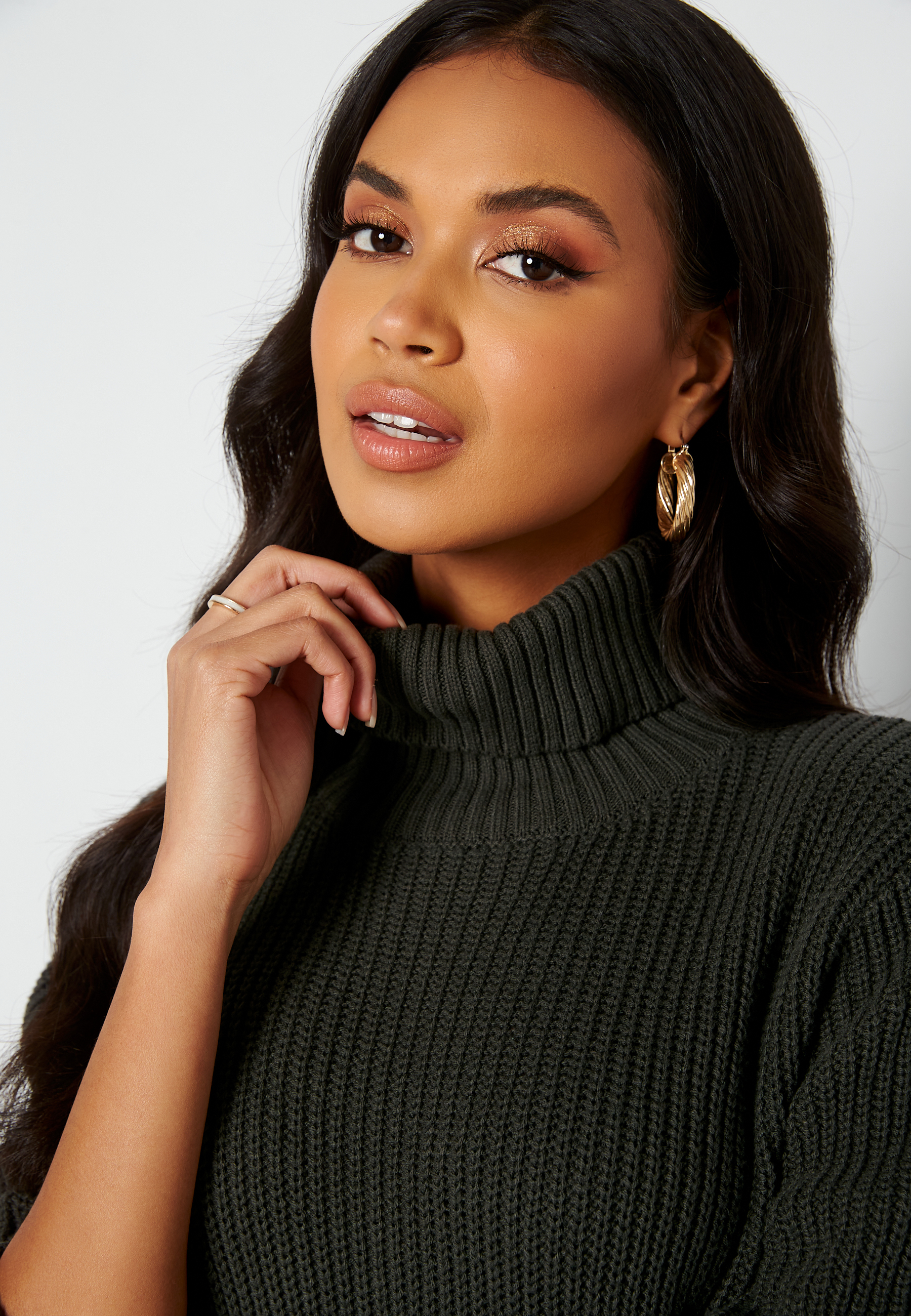 Lucy turtle neck sweater dress 3