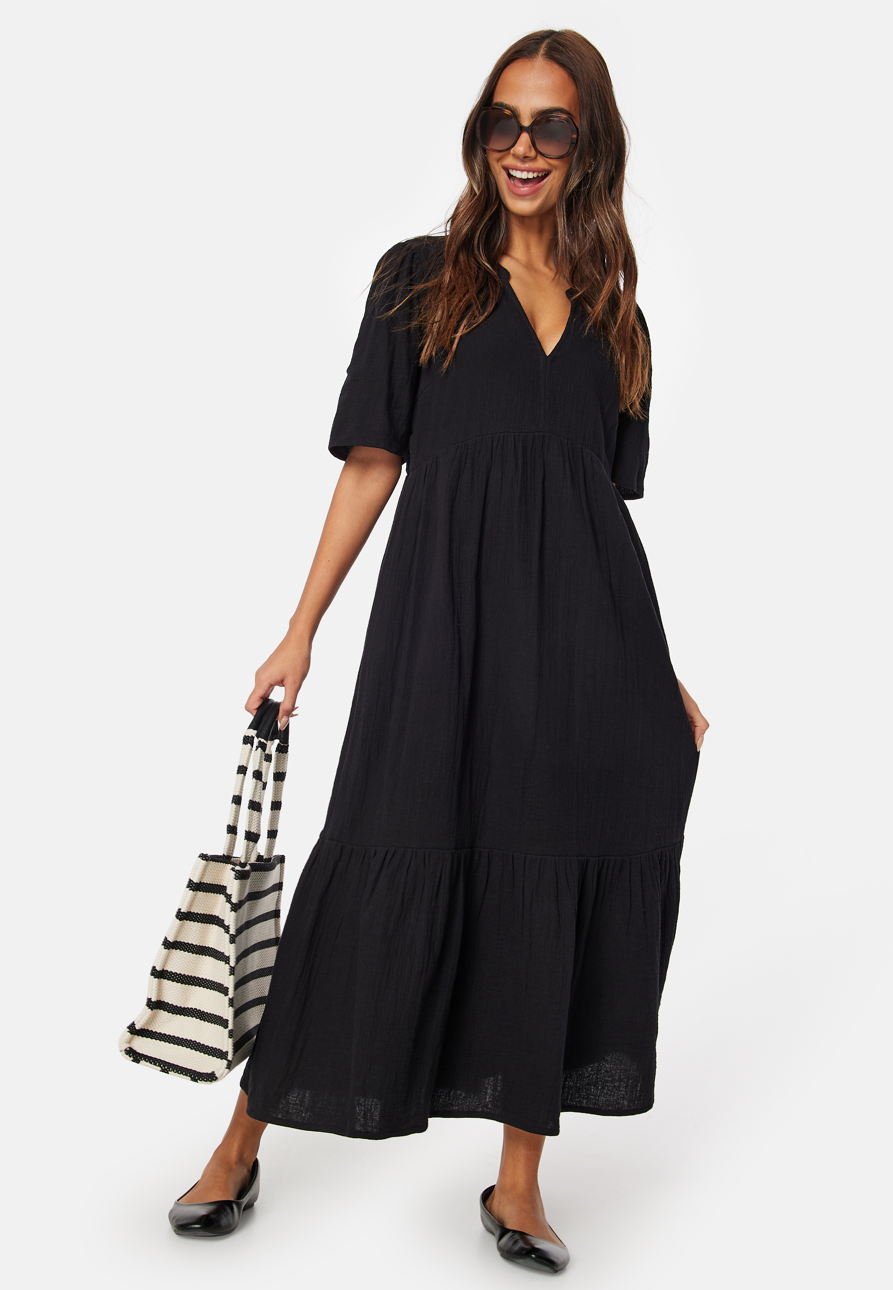 Maxi Cotton Gauze Dress