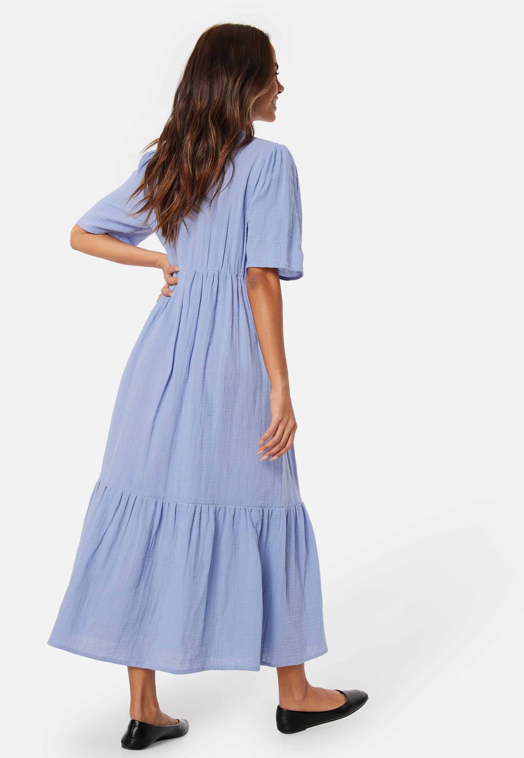 Maxi Cotton Gauze Dress 5