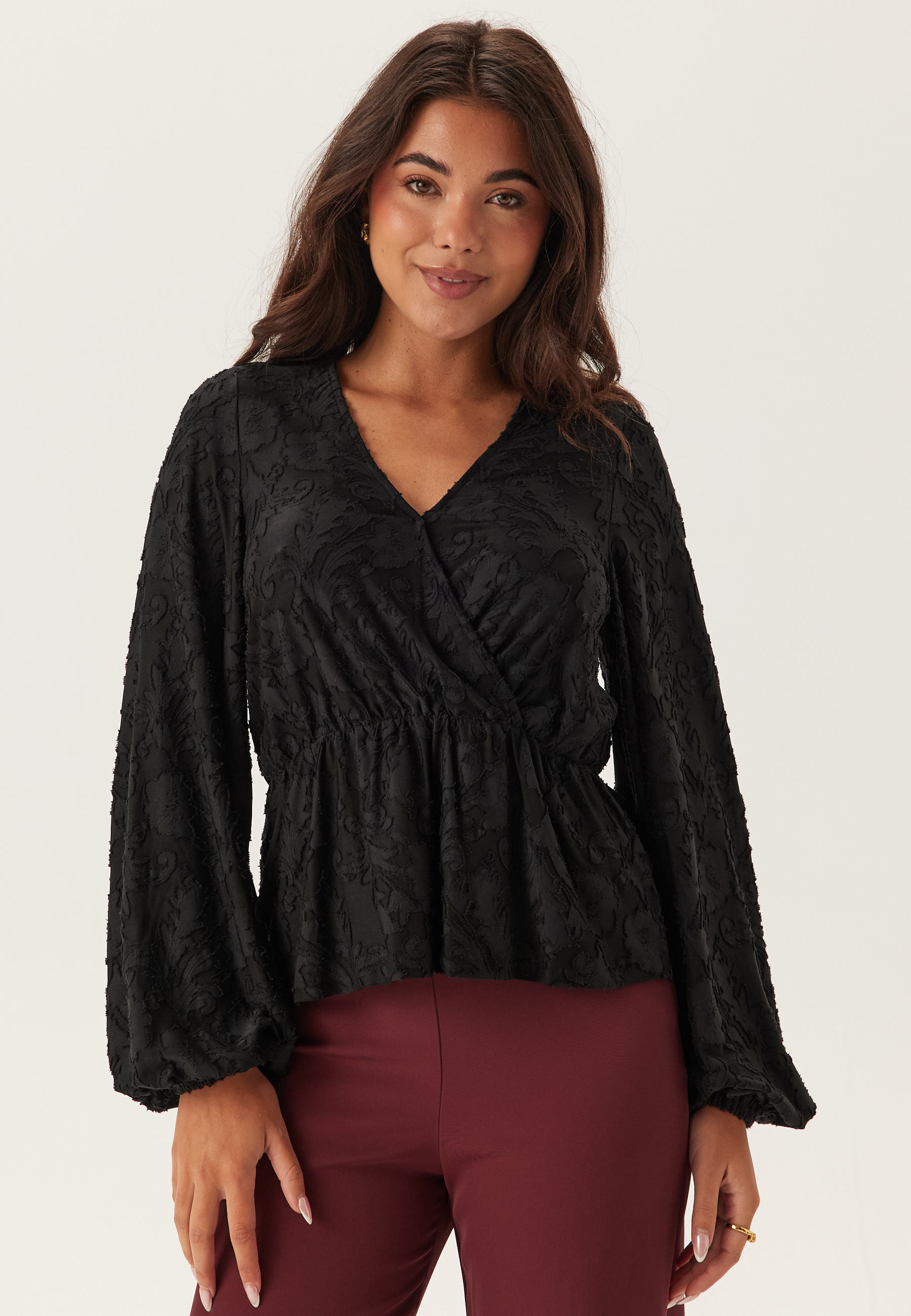 Structure Floral Top