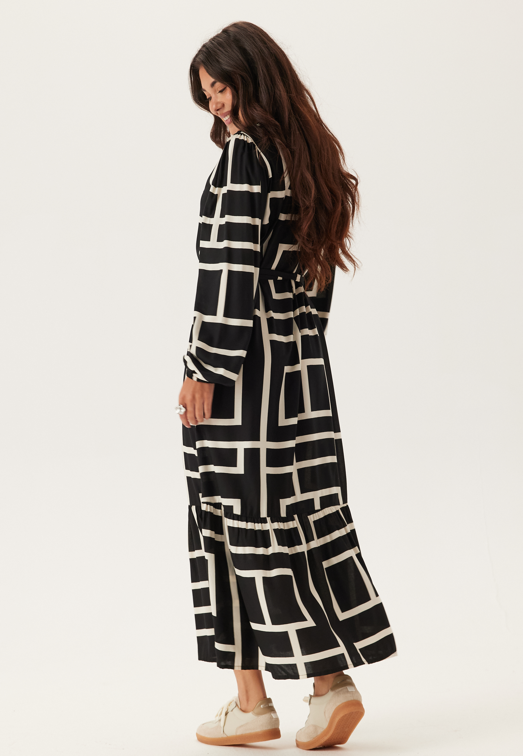 Viscose Long Sleeve Dress 2