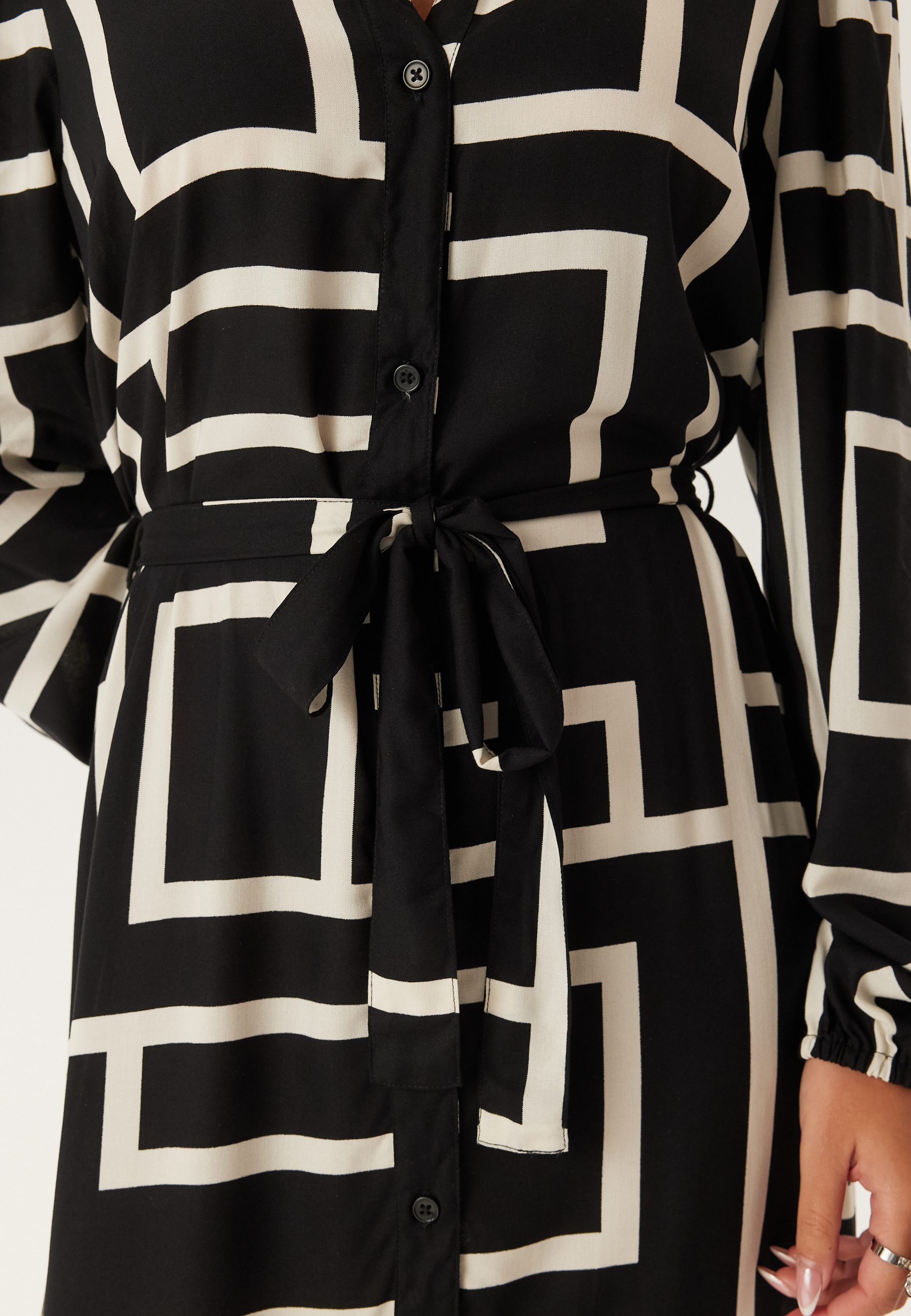 Viscose Long Sleeve Dress 3