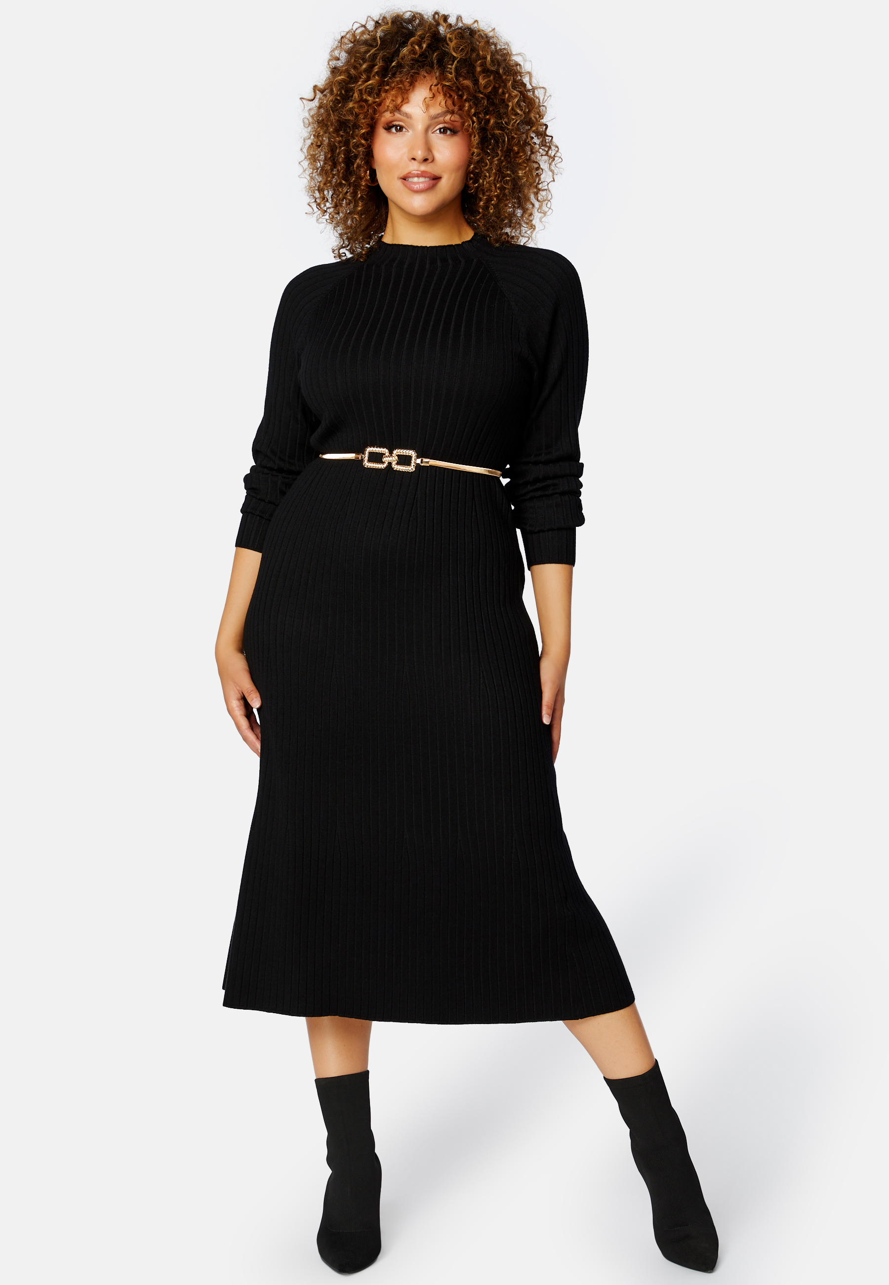 Yazmin fine knitted rib dress 3