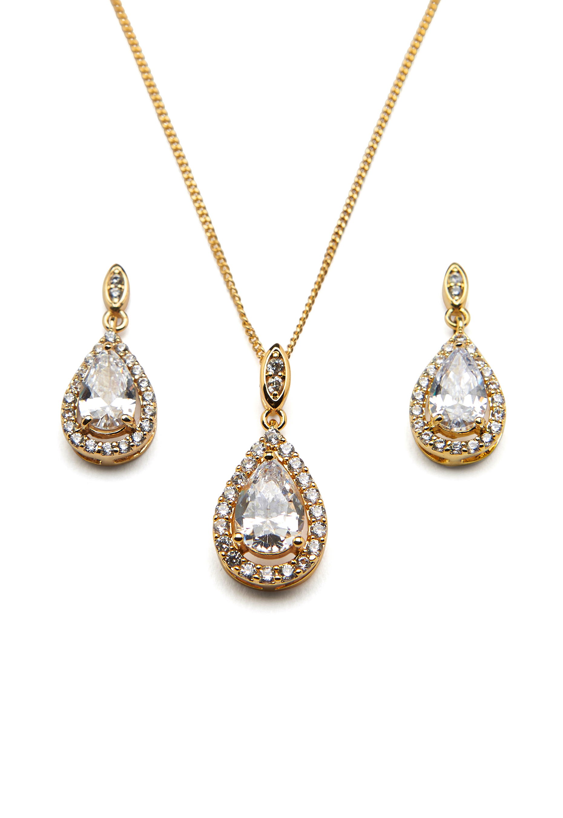 Belmont Gold Pendant Set
