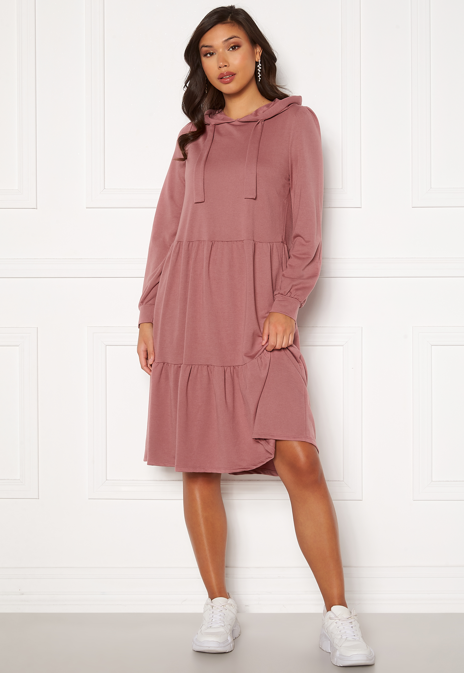 Dale L/S Hood Sweat Dress