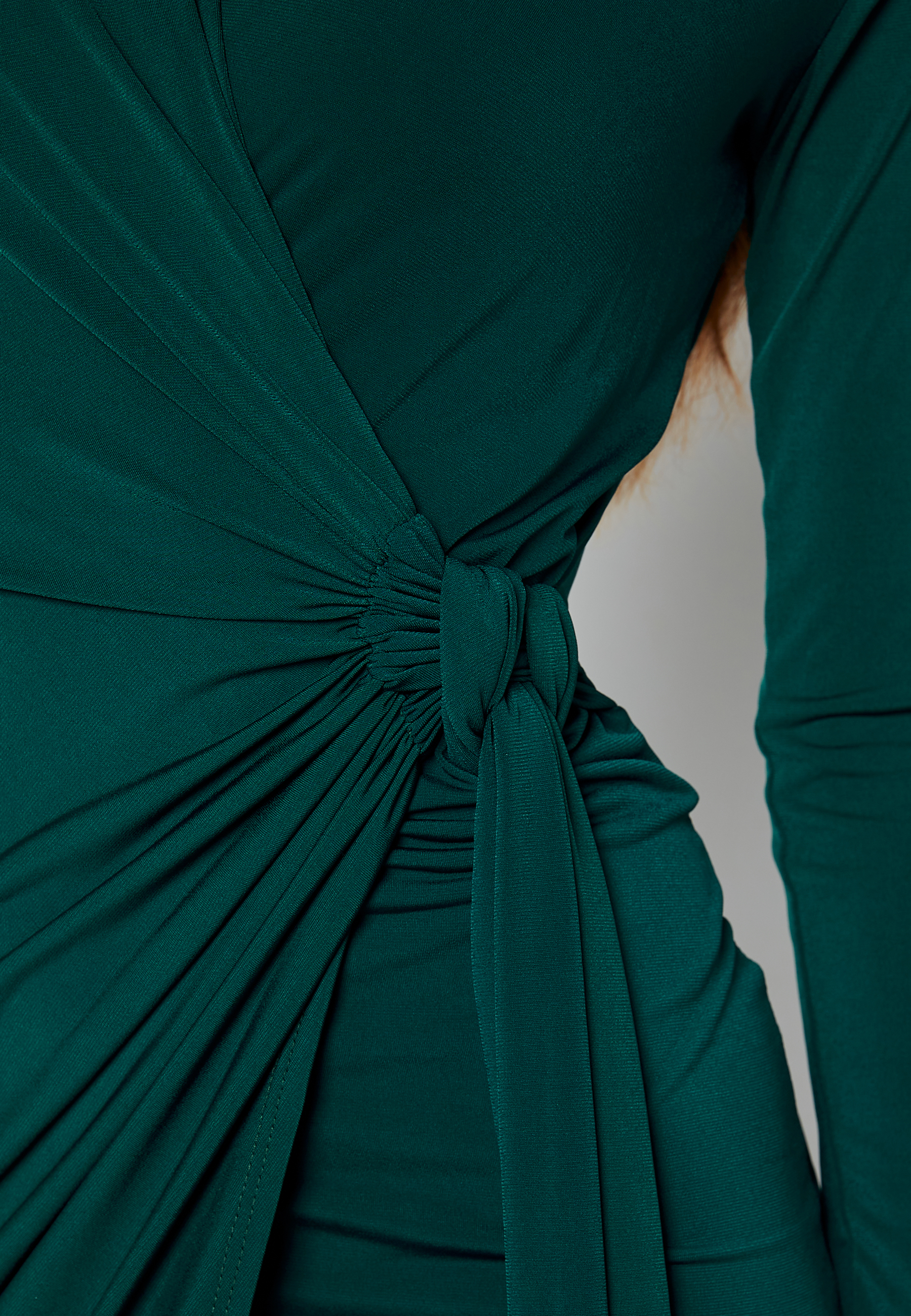 Long Sleeve Wrap Maxi Dress 4