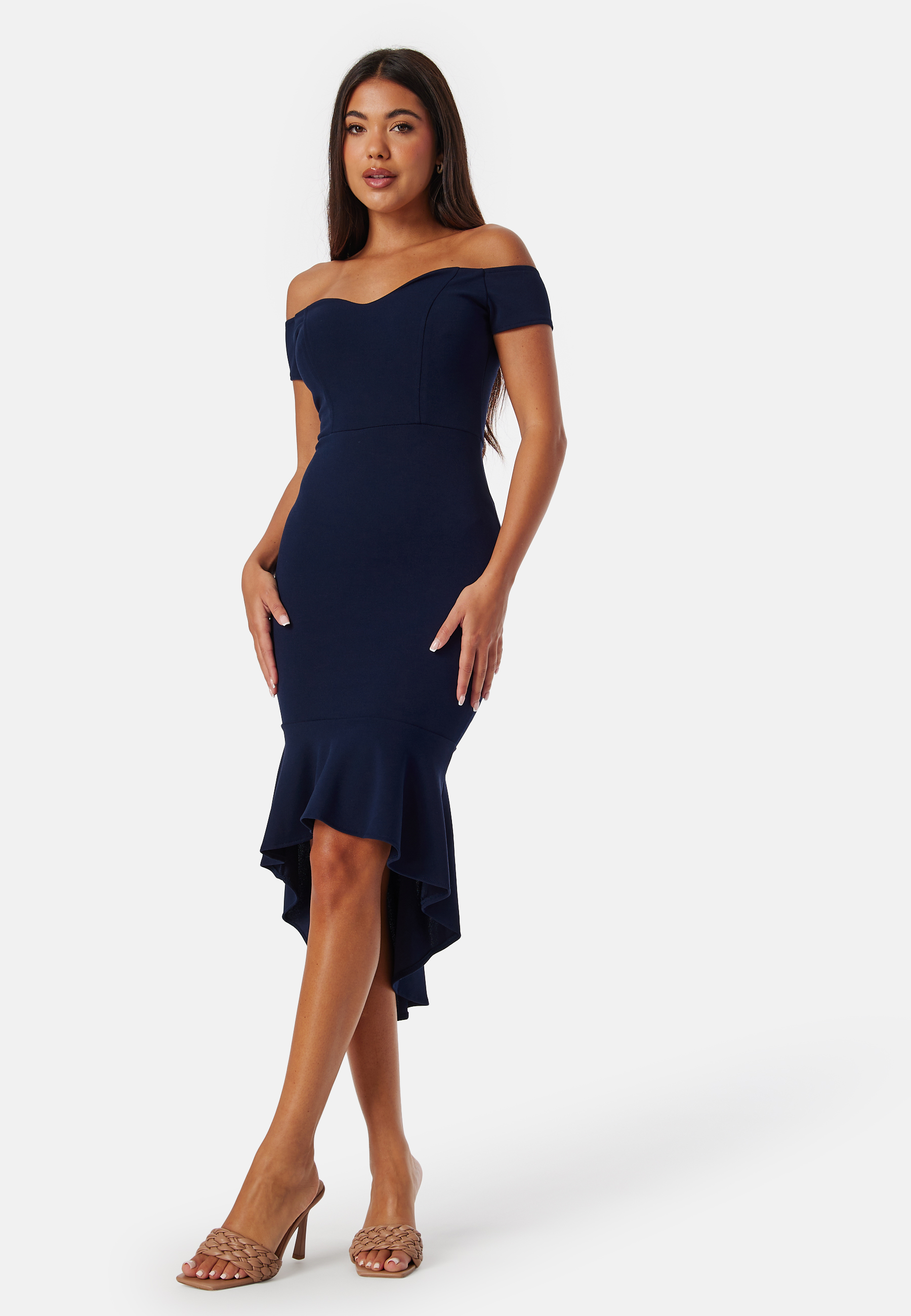 Off Shoulder High Dress