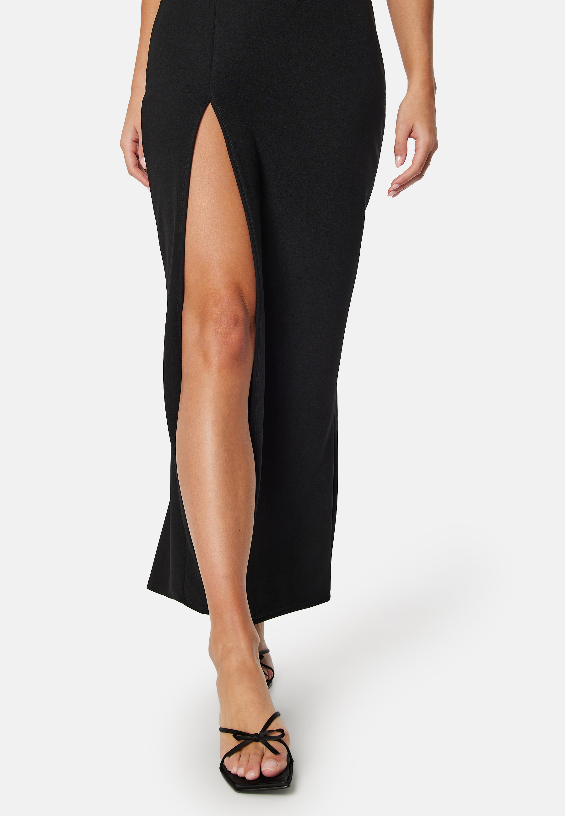 One Shoulder Bow Maxi Dress 2