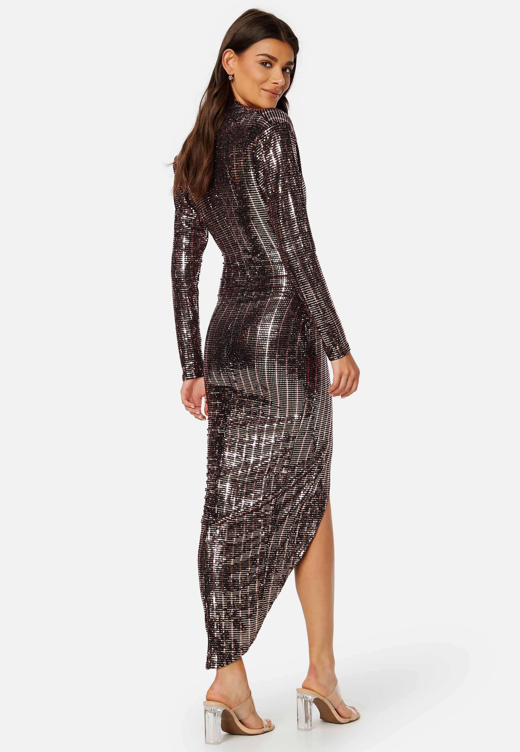 Sequin Rouch Maxi Dress 2