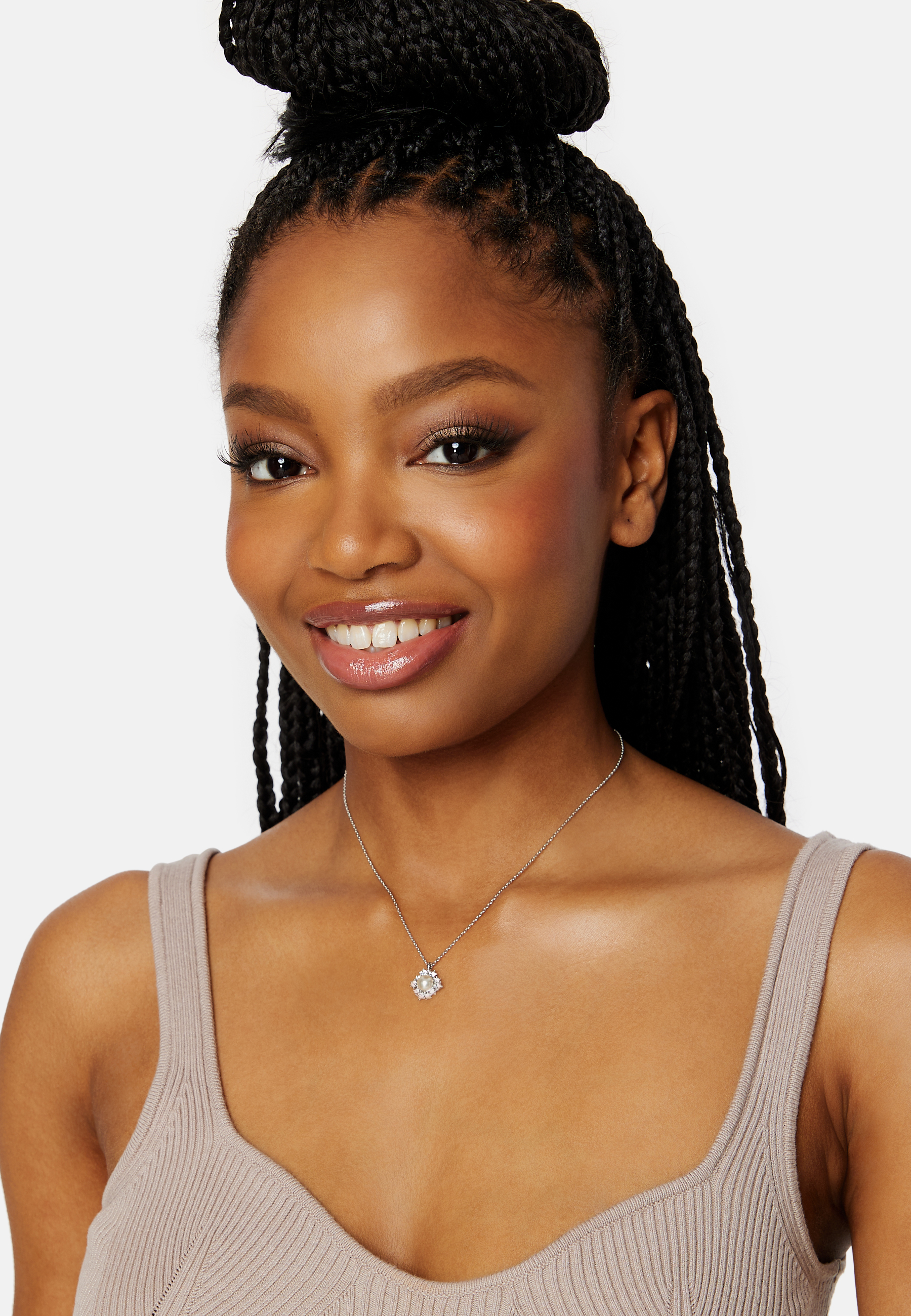 Alternativ bild 1 för LILY AND ROSE Emily Pearl Necklace Ivory One size