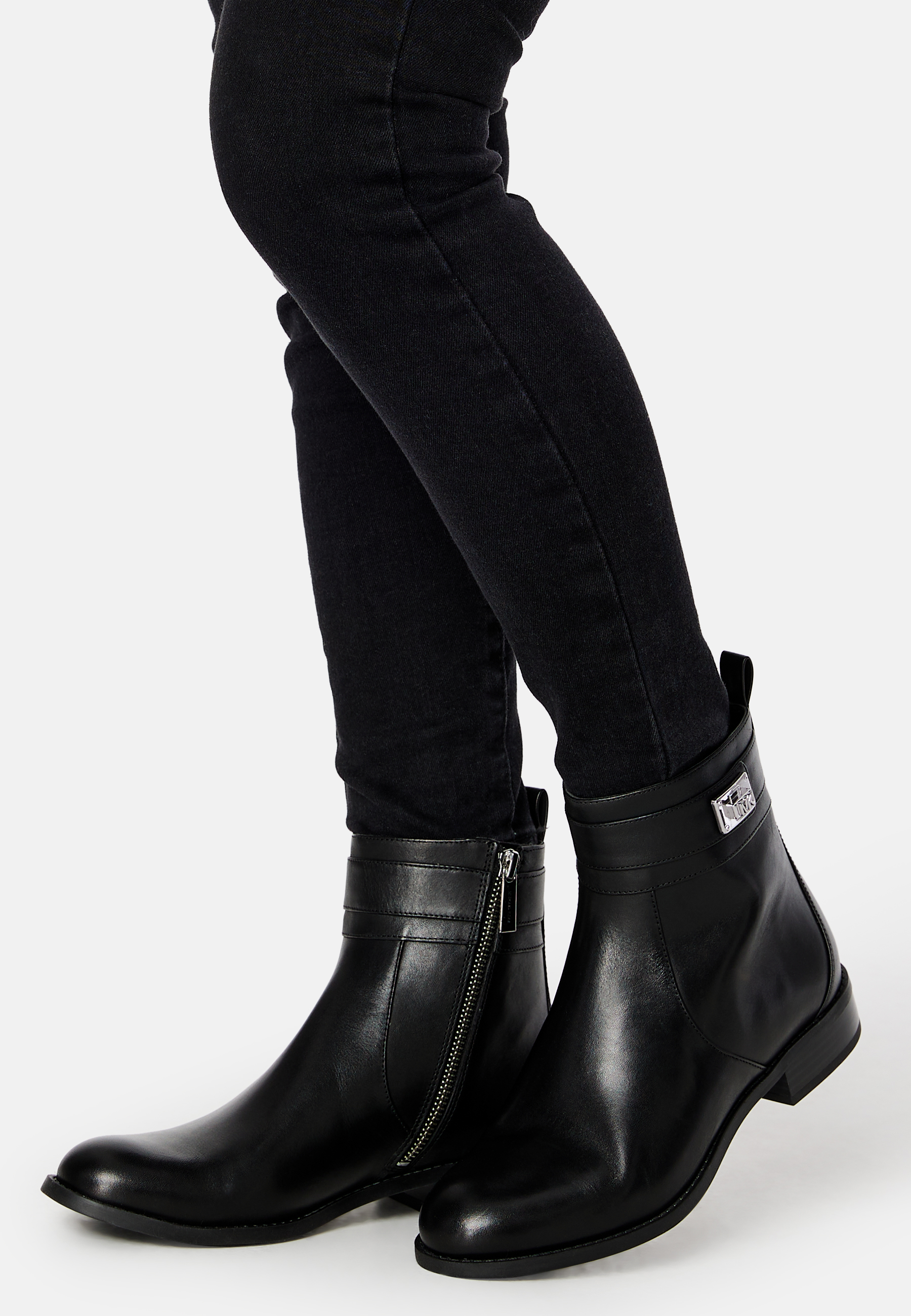 Padma Strap Flat Bootie
