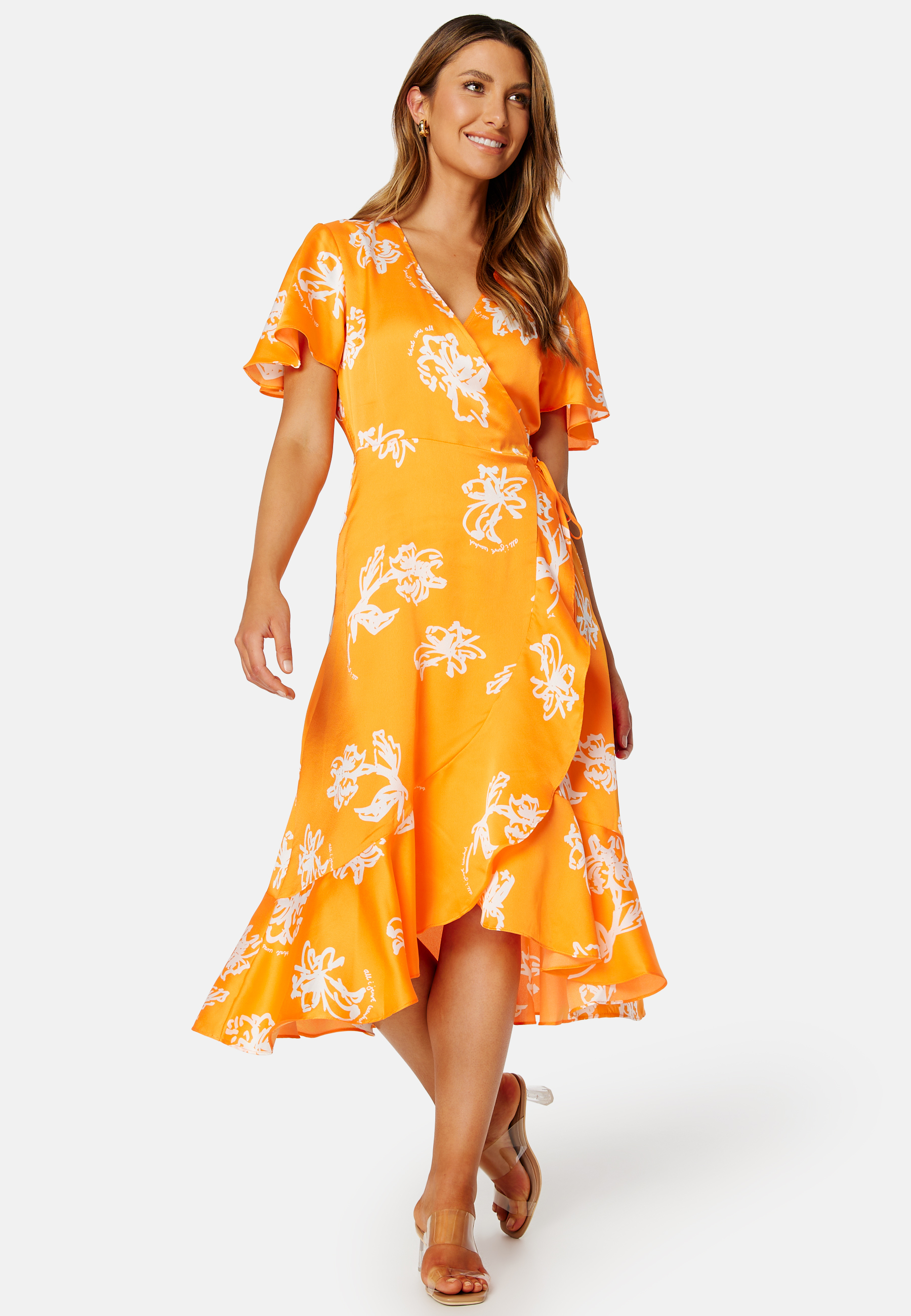 Issy Papaya S/S Mini Wrap