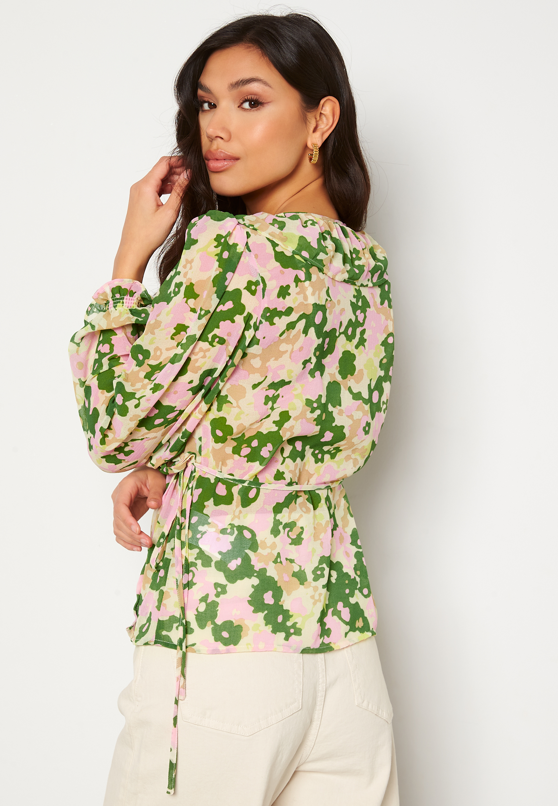 Kirsten L/S Wrap Top 3