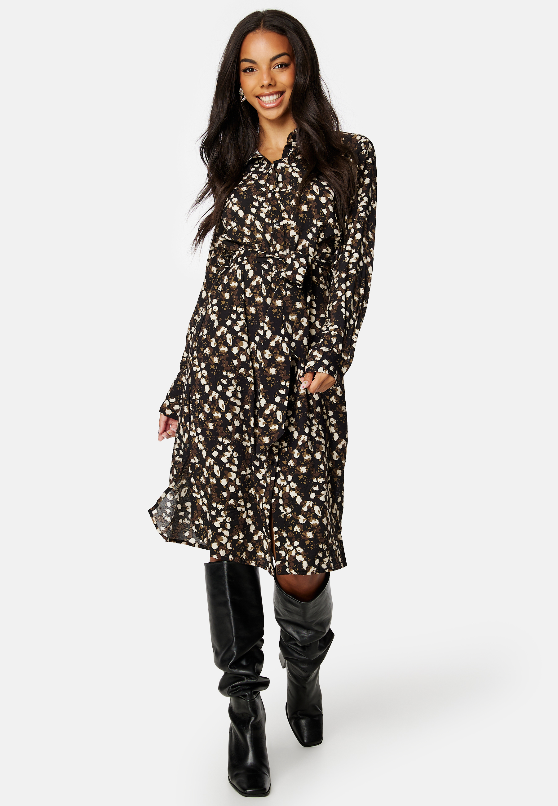 Leonora L/S Shirt Dress