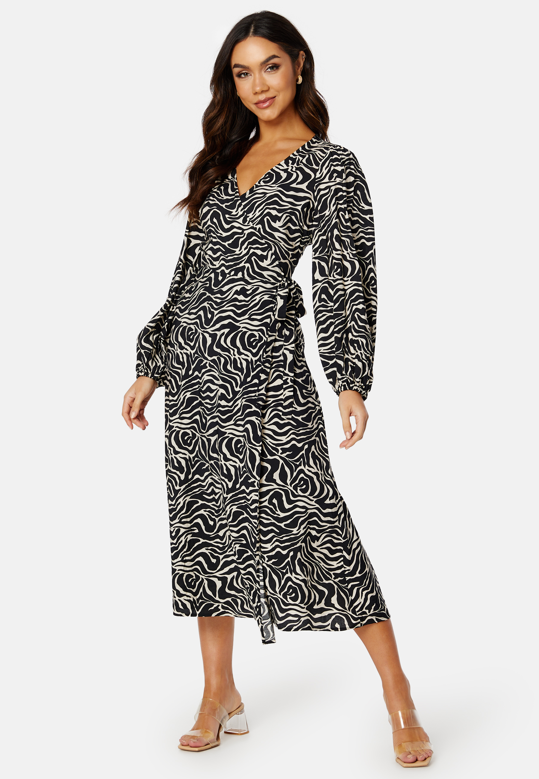 Leonora Wrap Midi Dress
