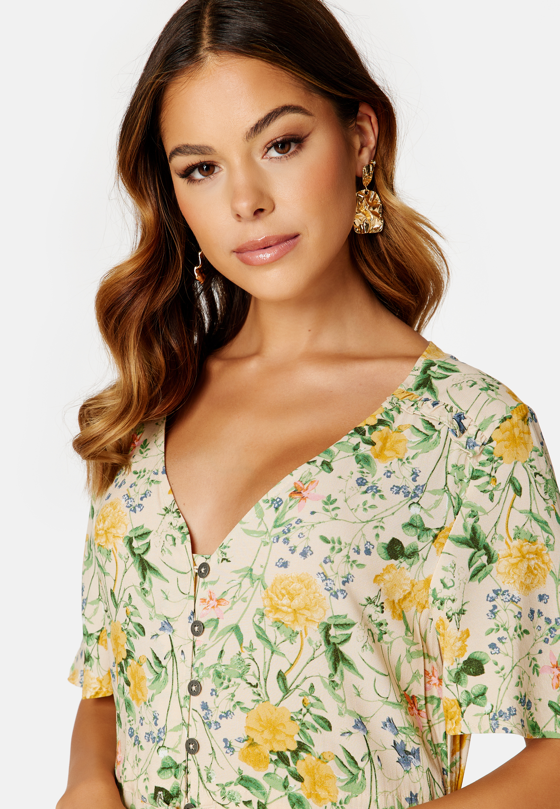 Objlorena S/S Long Dress 3