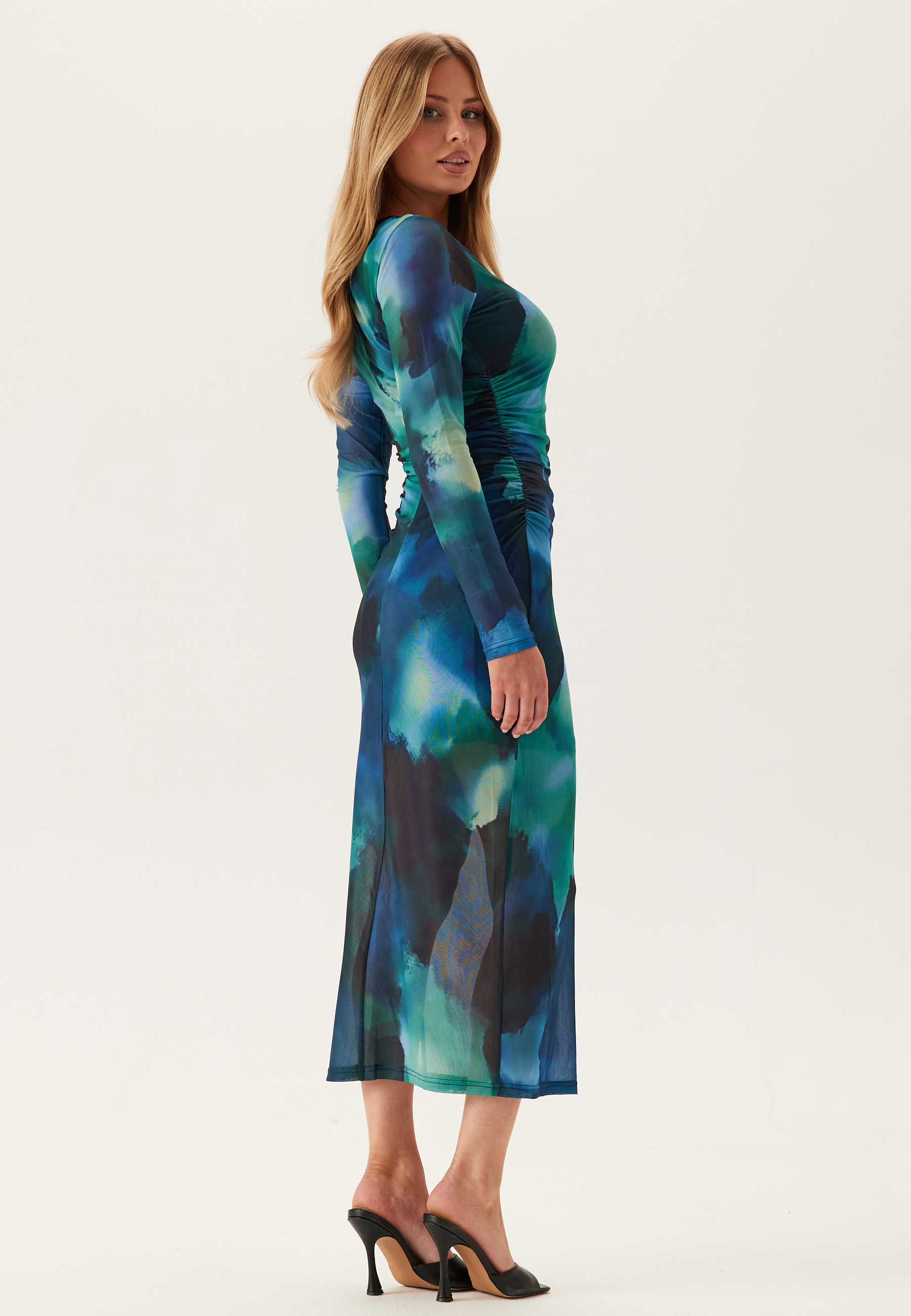 Objaila L/S RE LONG DRESS  RE 3