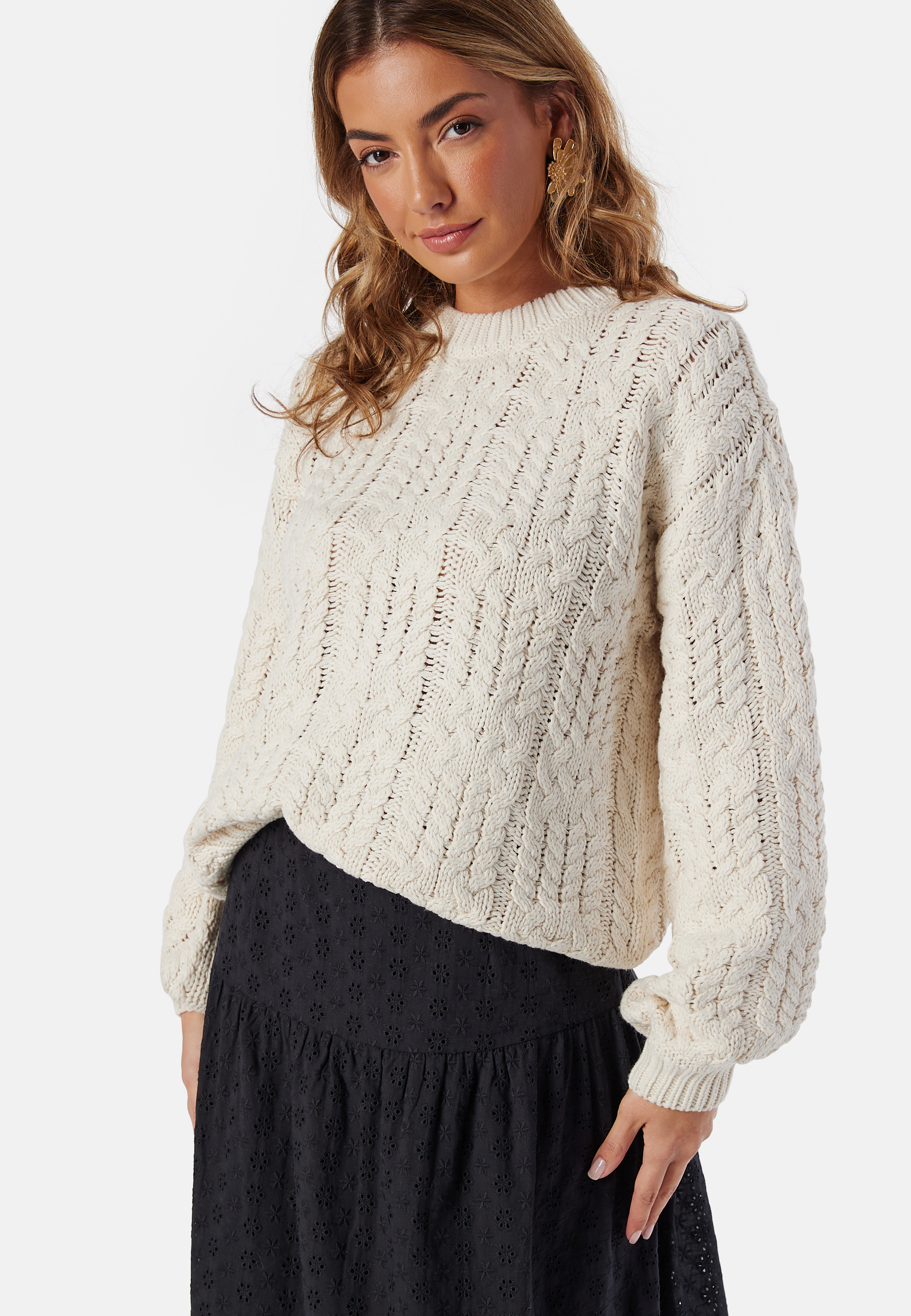 Objdiddi Lo L/S Knit Pullover