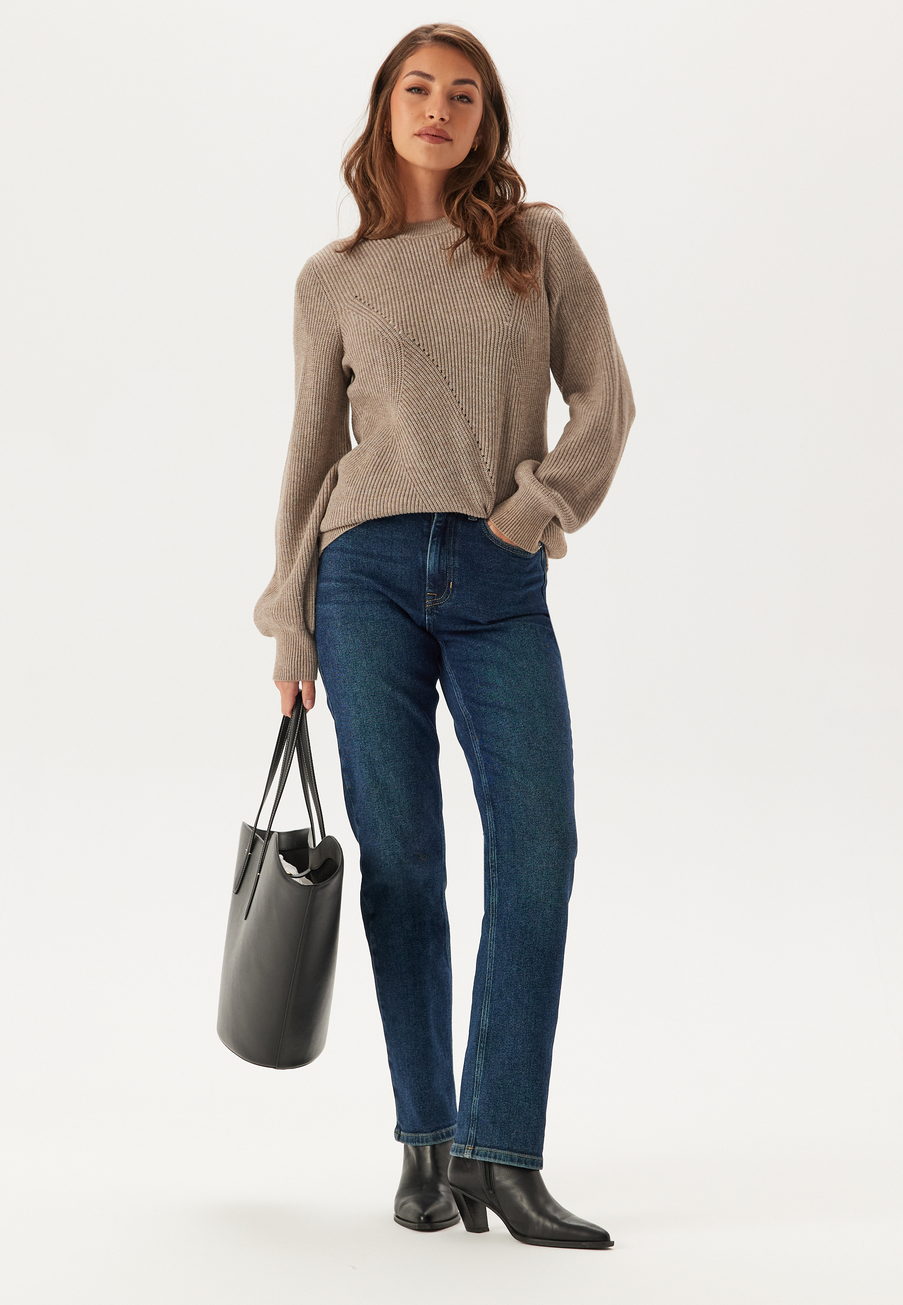 Objditte Re L/S KNIT PULLOVER 2