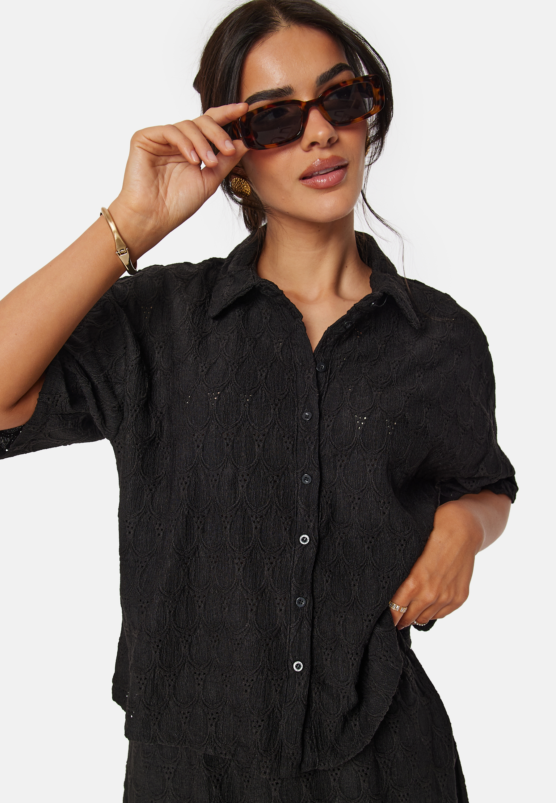 Objfeodora 2/4 sleeve shirt 3