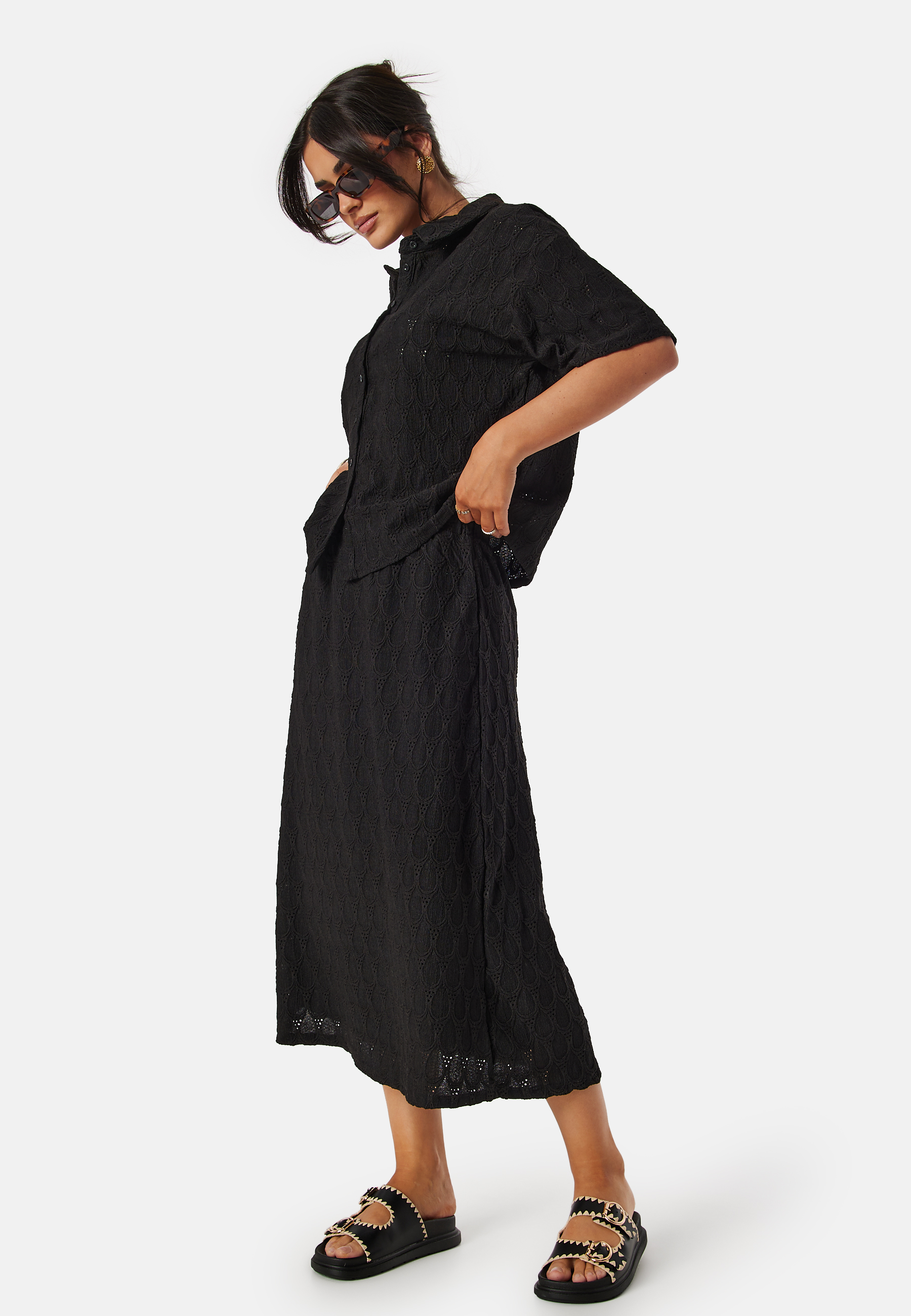 Objfeodora 2/4 sleeve shirt 4