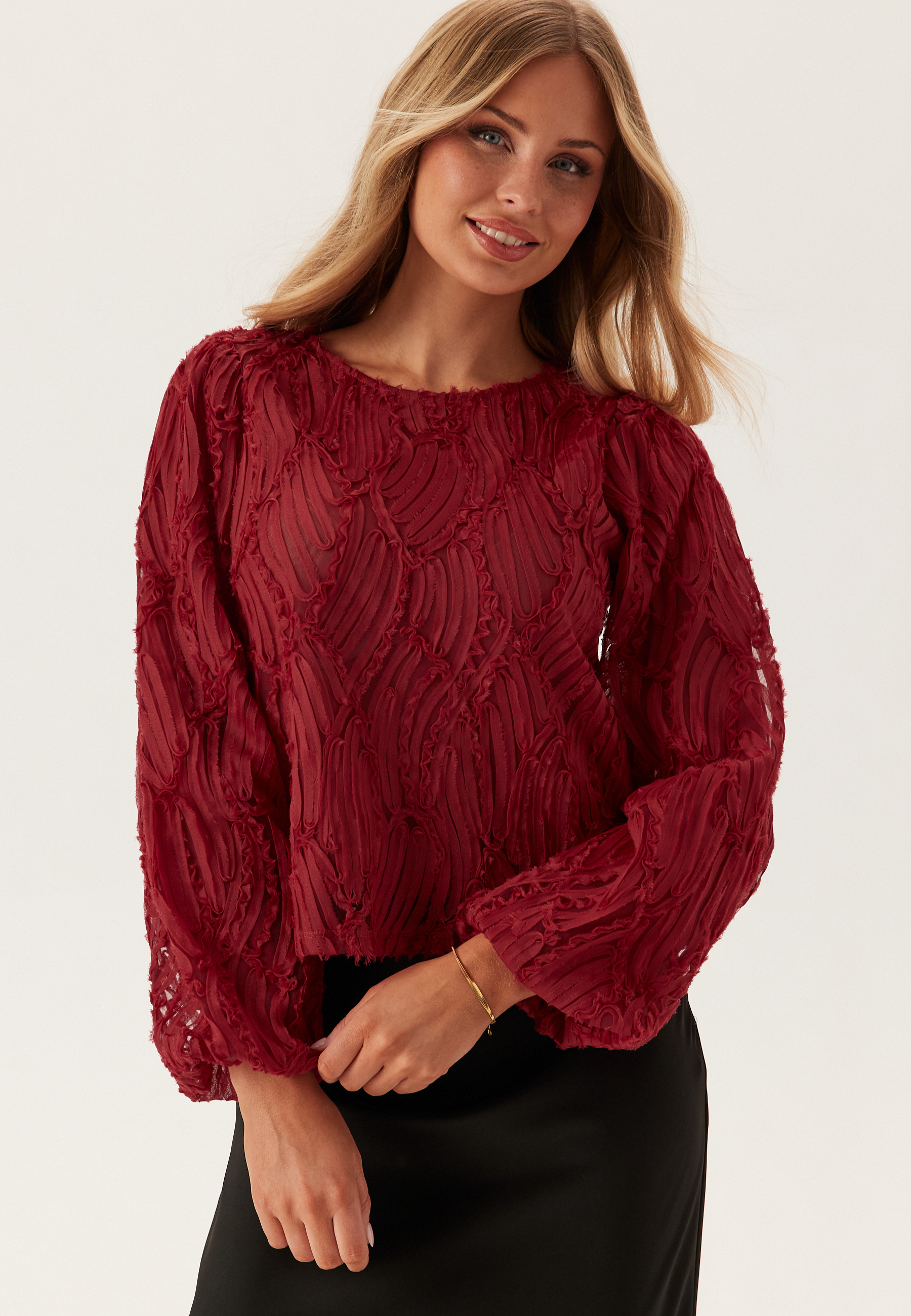 Objlucie L/S RE O-NECK TOP 4