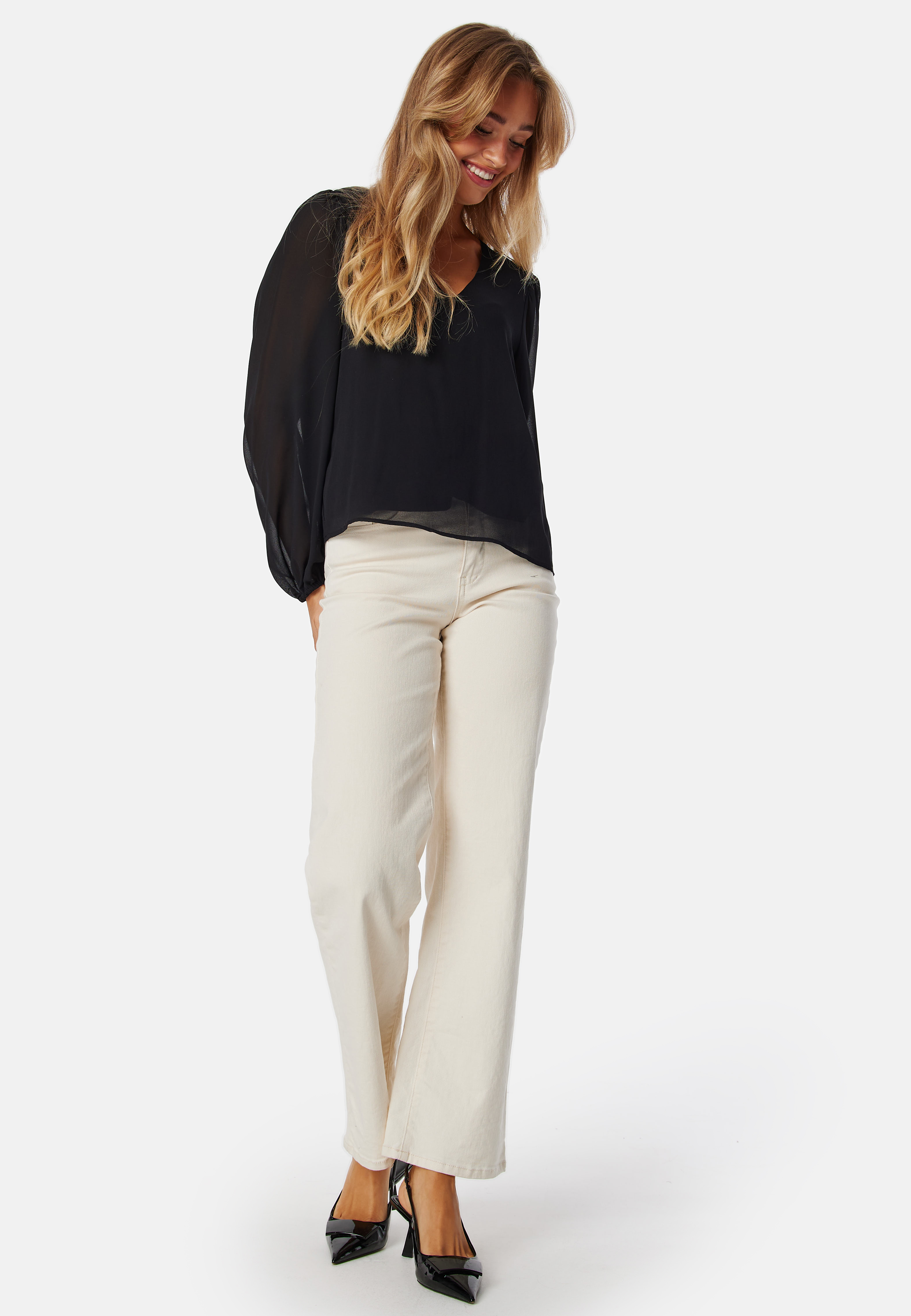 Objmila Re L/S V-Neck Top 3