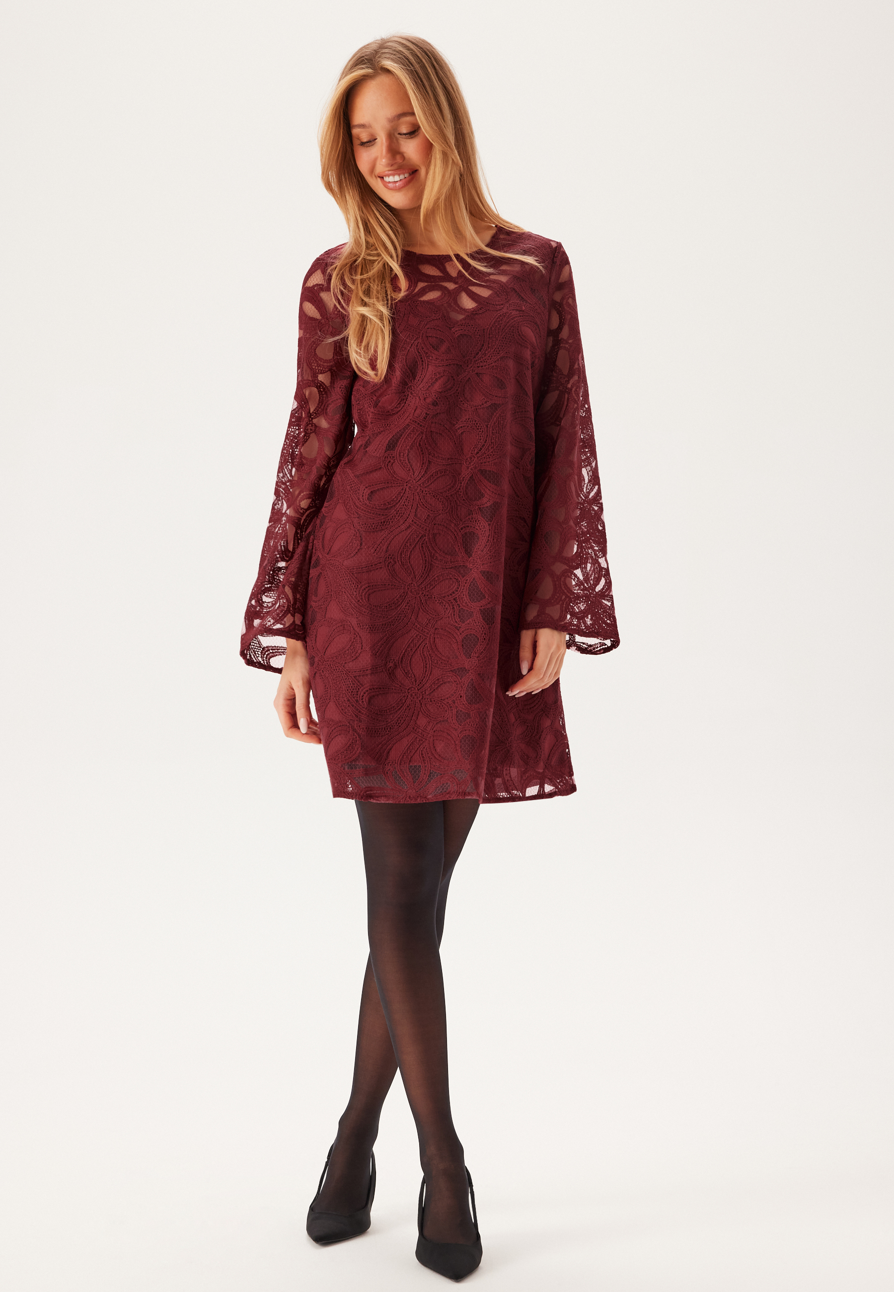 Objrose L/S RE LONG DRESS  RE 3
