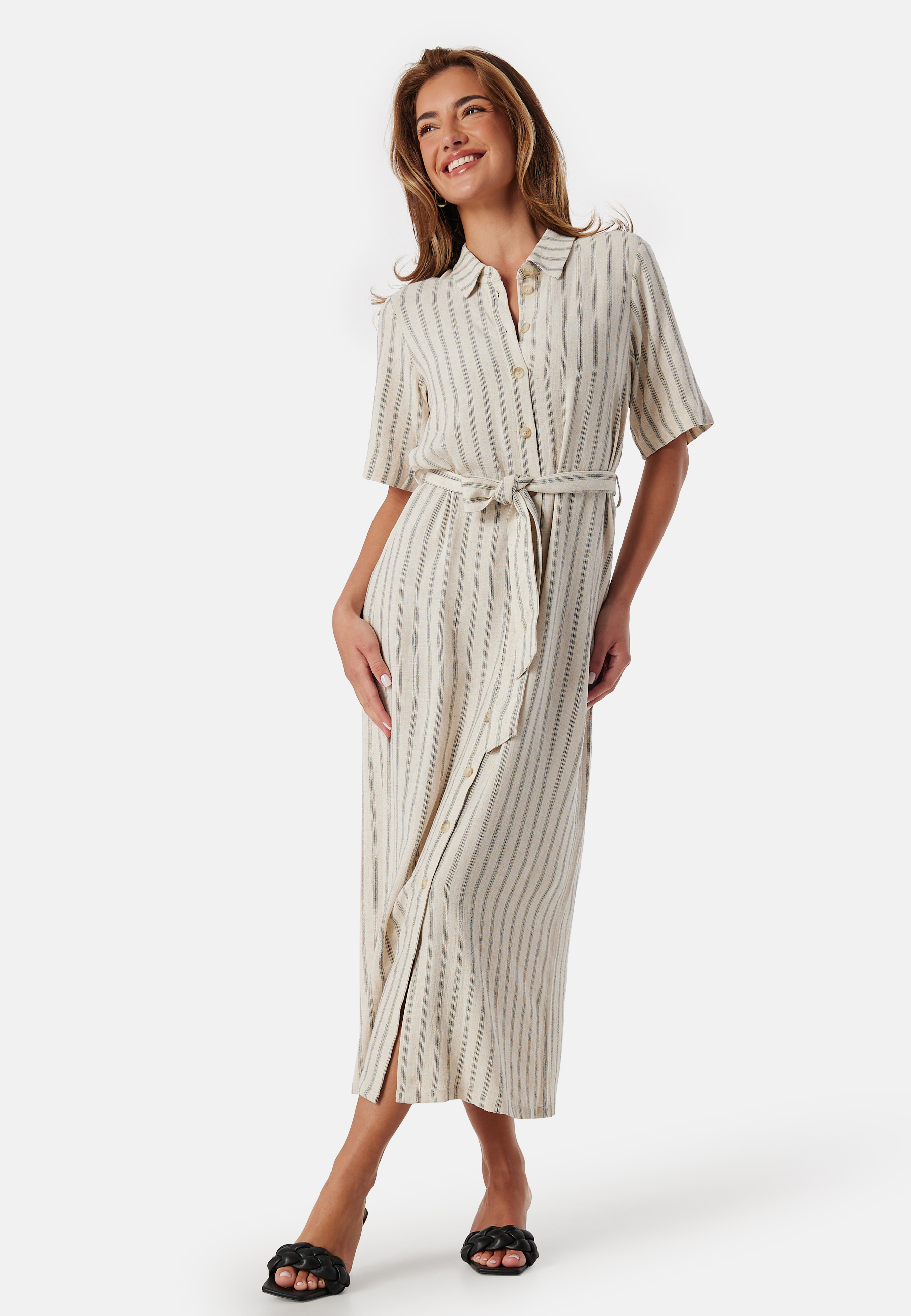 Image of Objsanne Ancle Shirt Dress