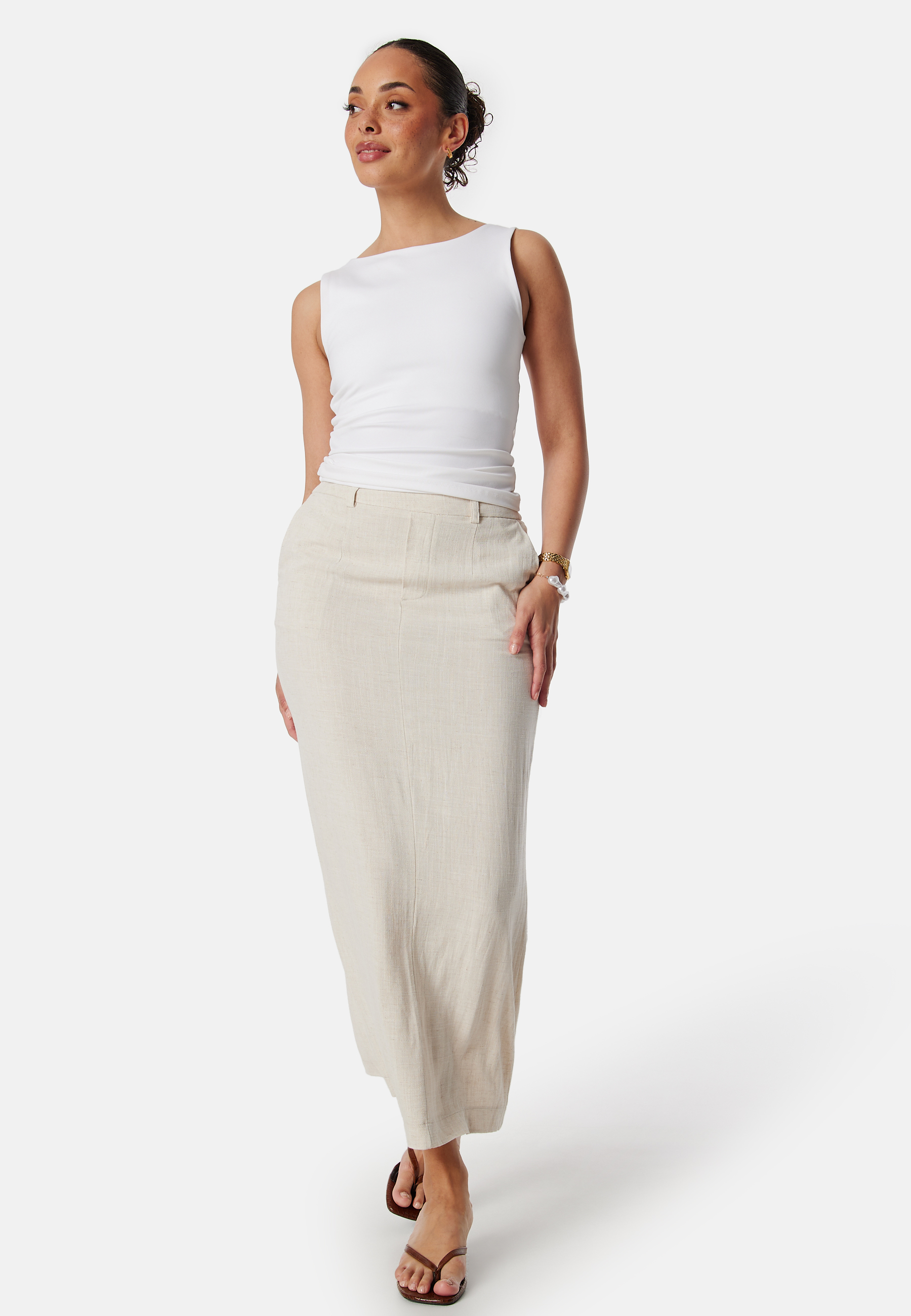 Objsanne re Mid Waist ankle skirt 2