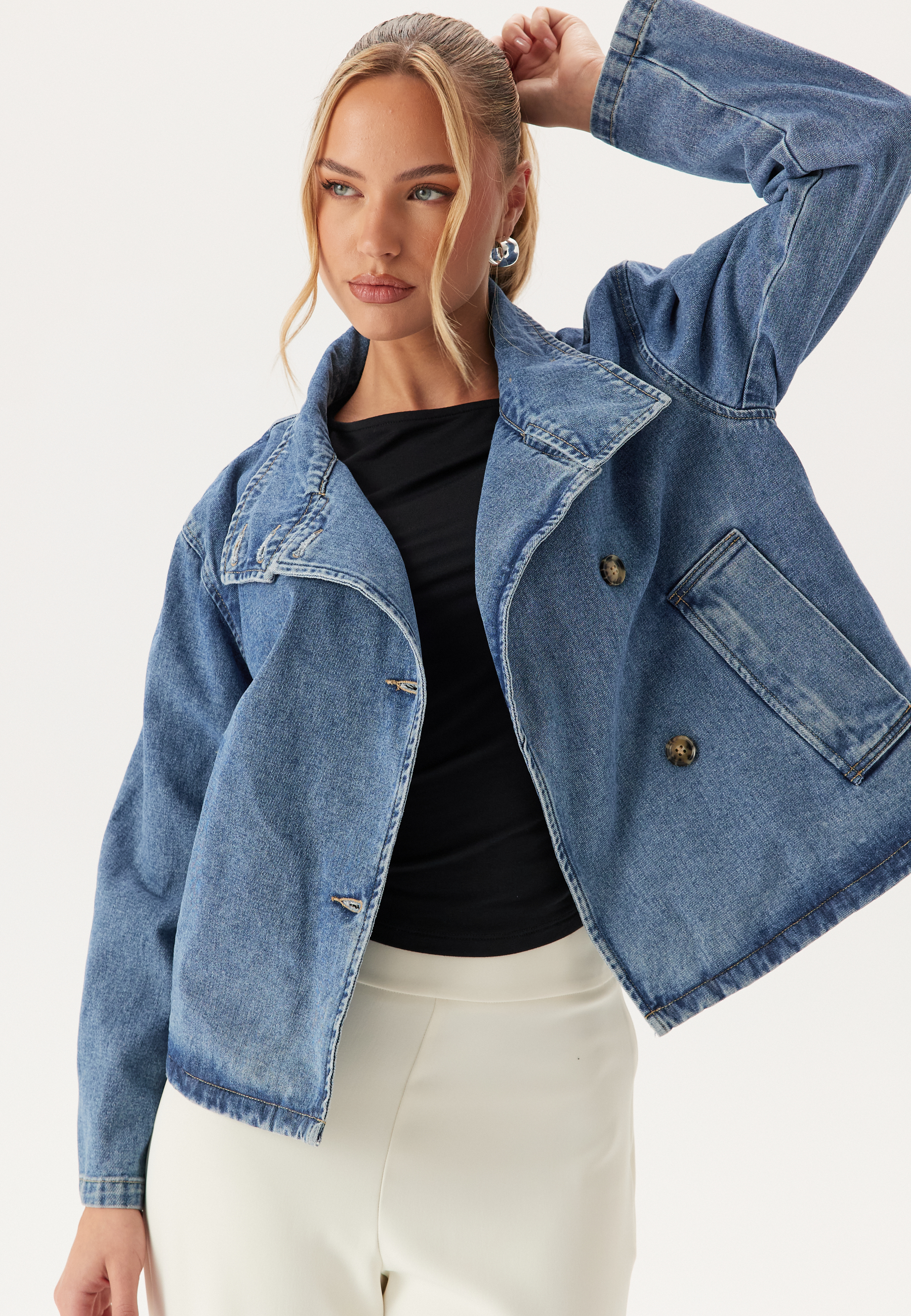 Objtilla Gro L/S LO DENIM JACKET 2