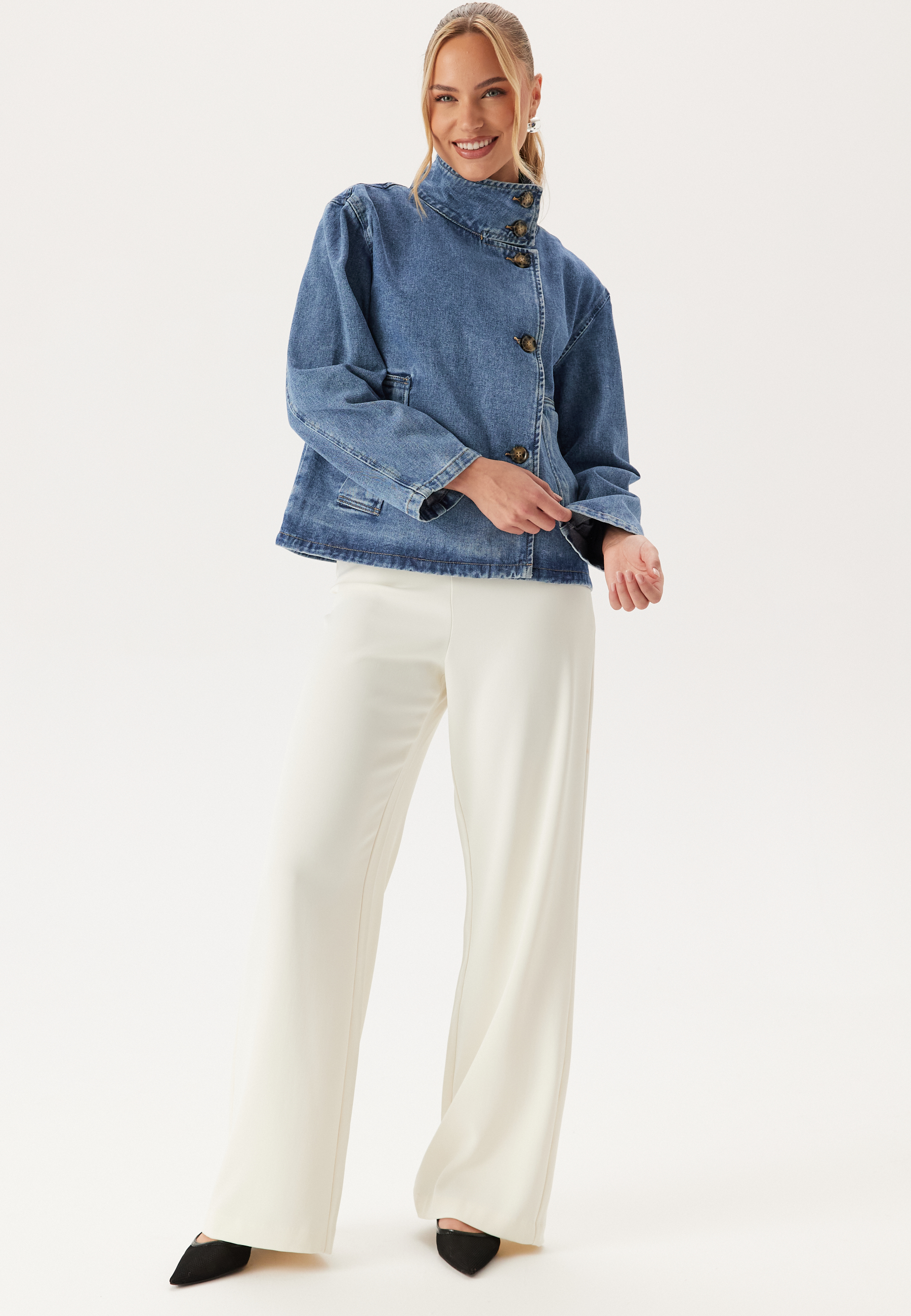 Objtilla Gro L/S LO DENIM JACKET 4