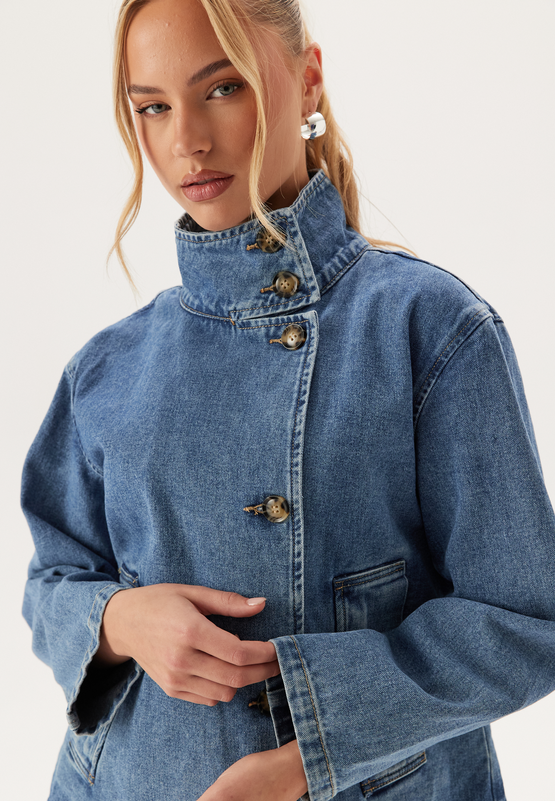 Objtilla Gro L/S LO DENIM JACKET 5