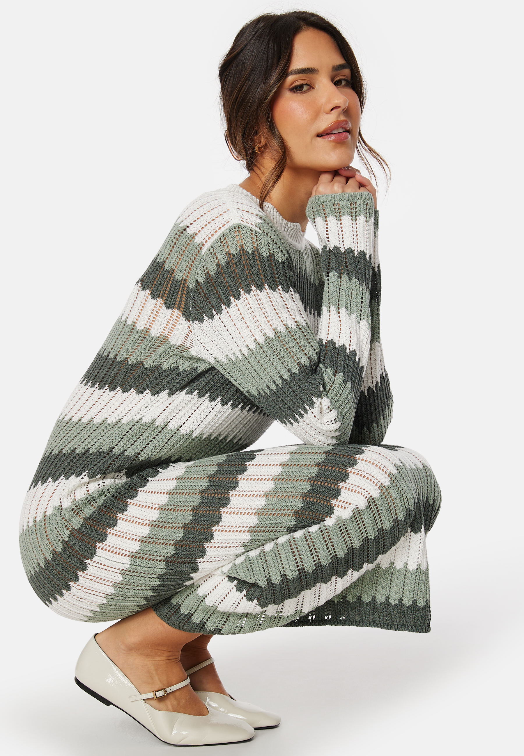 Objwasi L/S O-neck knit dress 3