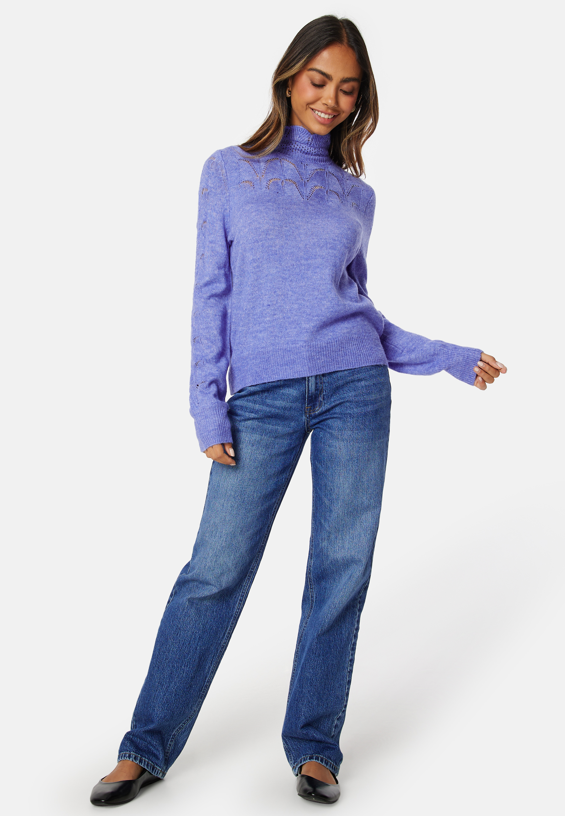 Pivi L/S High Neck Knit Pullover 2