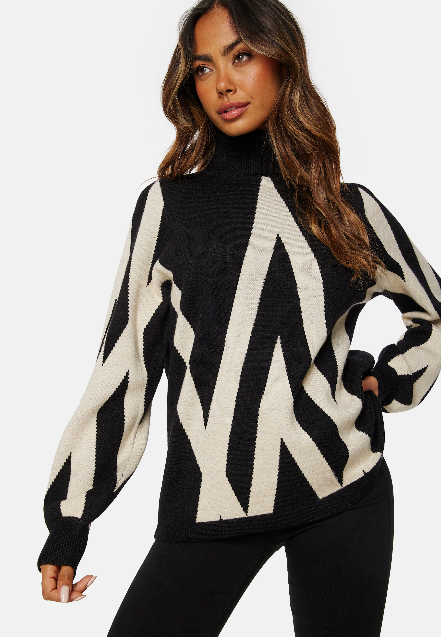 Ray L/S KNit Rollneck Pullover