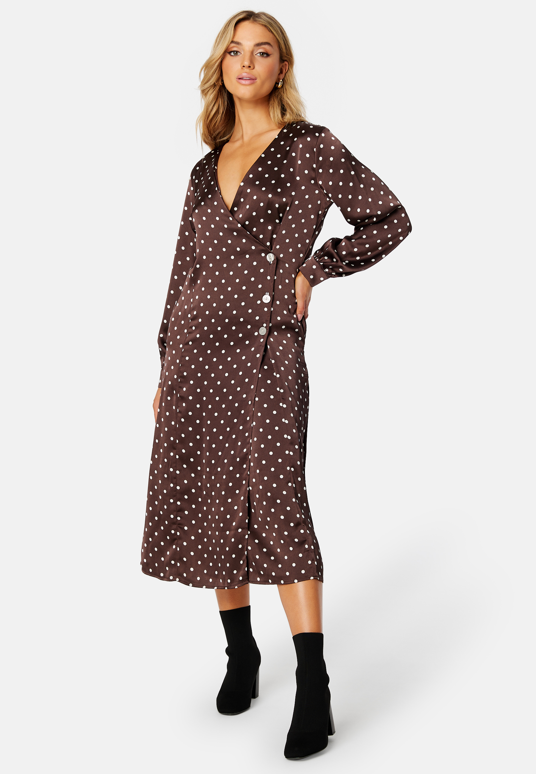 Sutanna L/S Wrap Dress
