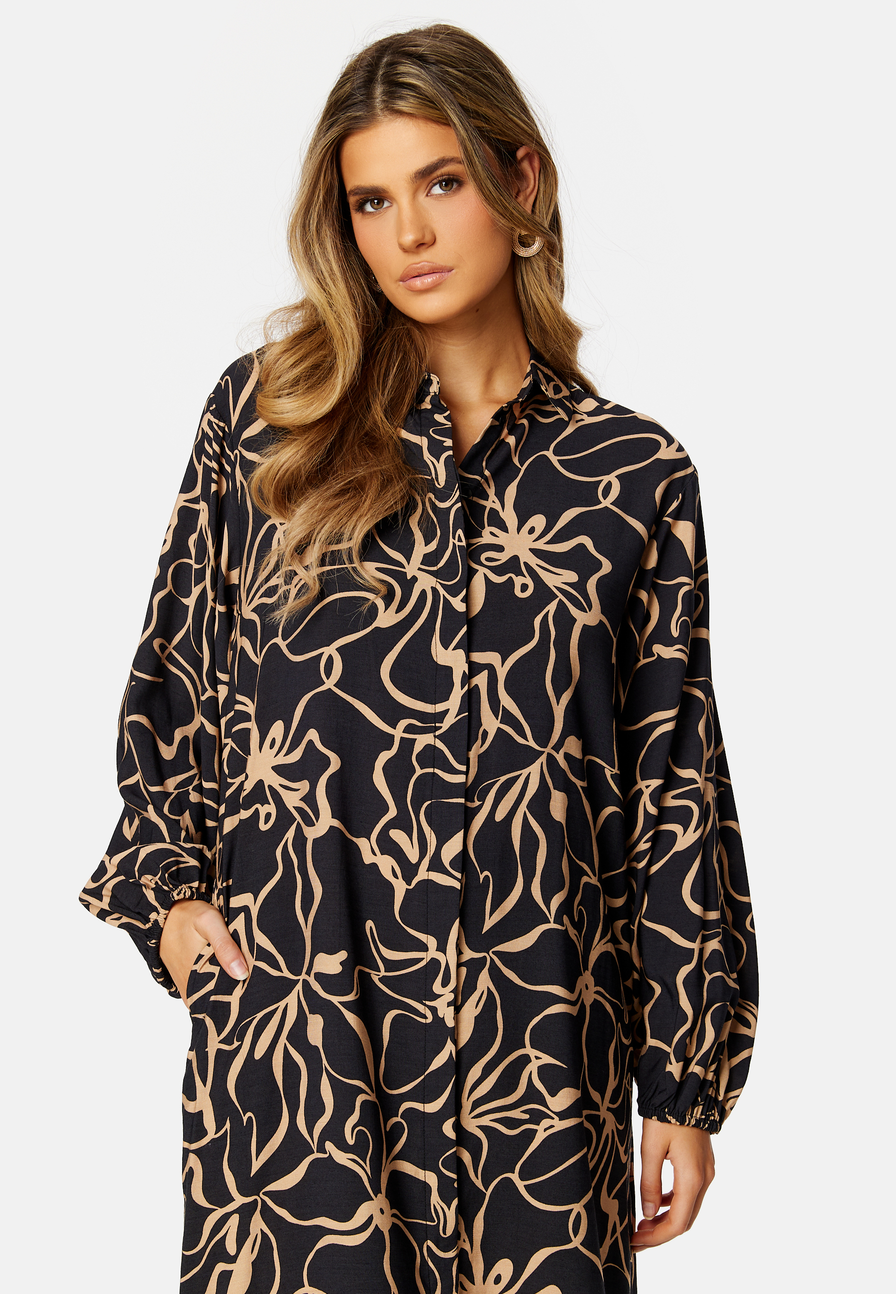 Tiana Baloon Shirt Dress 2