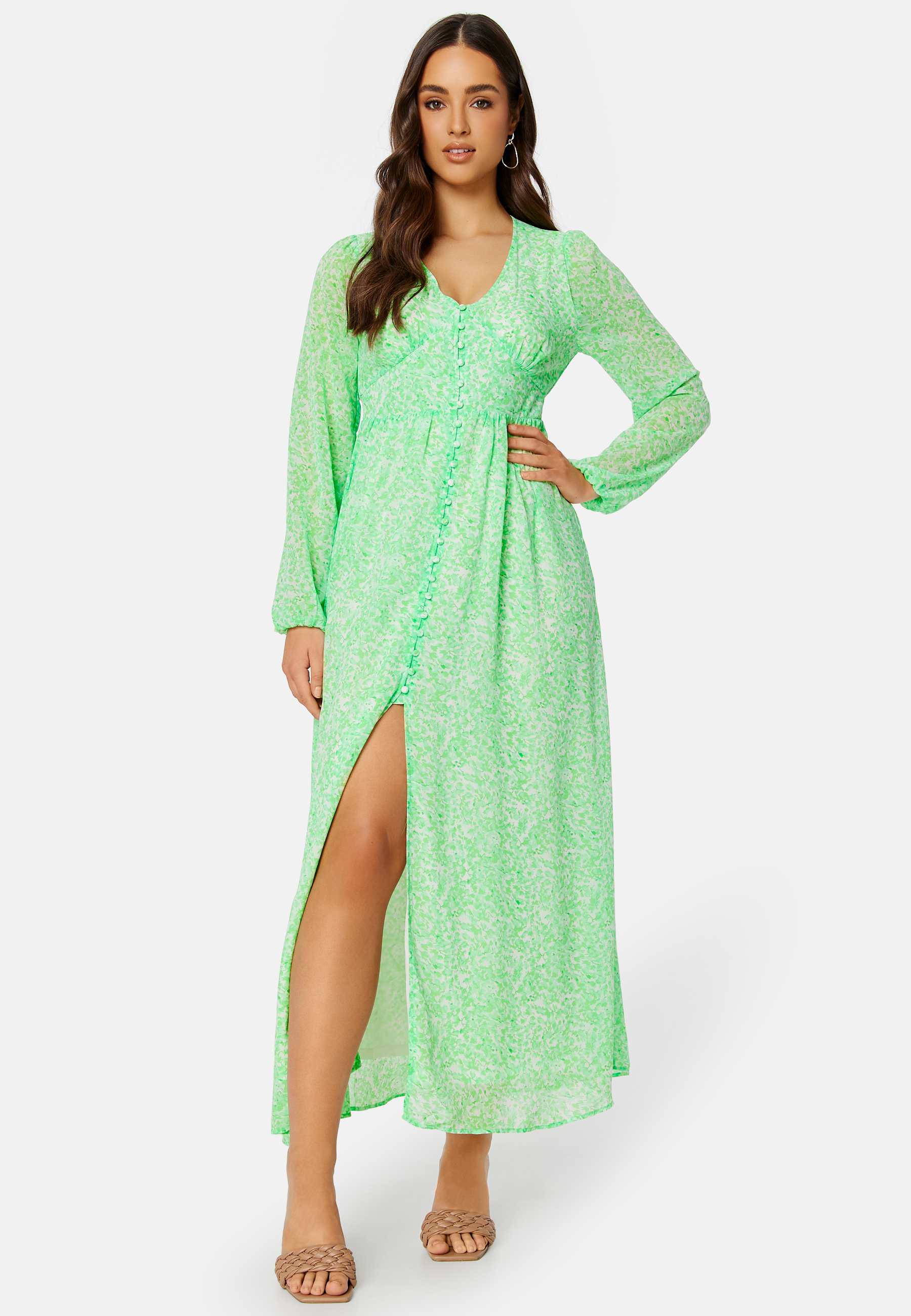 Amanda L/S Long Dress