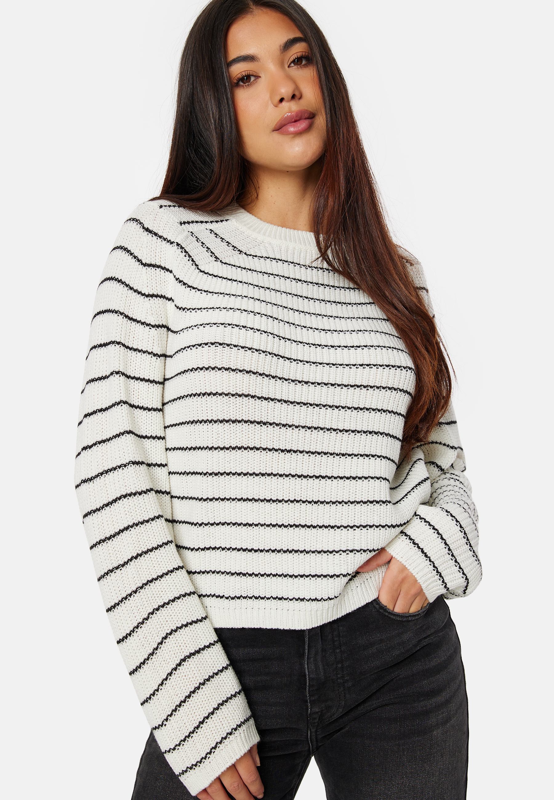 Base L/S O-Neck Pullover Knit