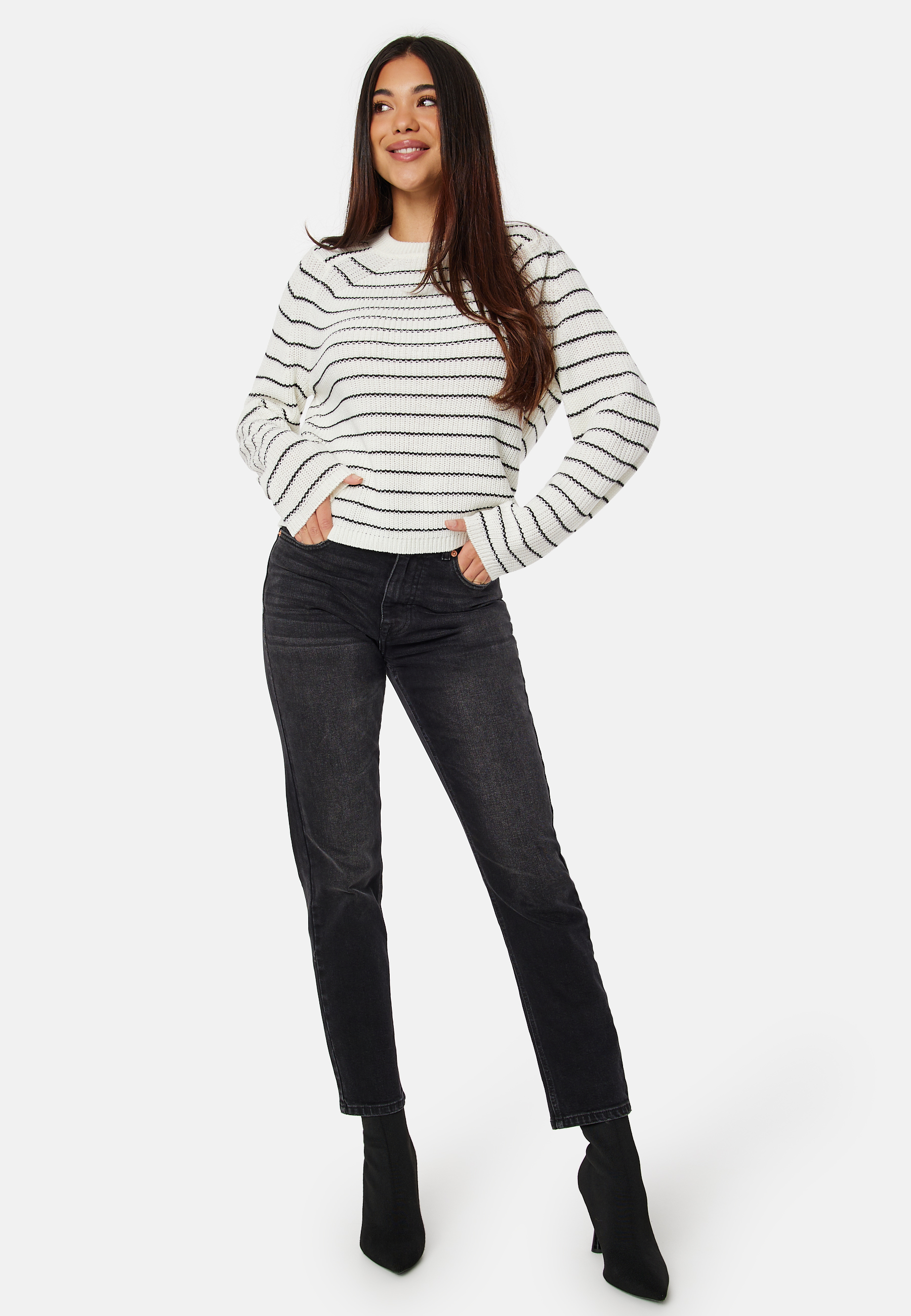 Base L/S O-Neck Pullover Knit 2