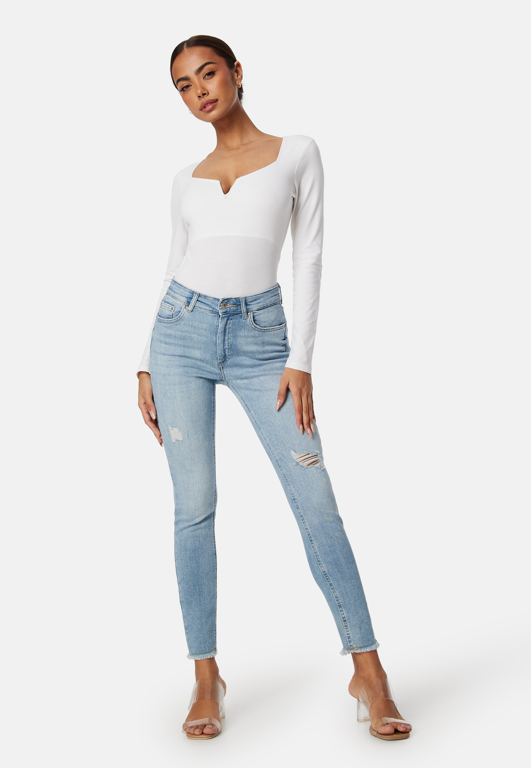 Onlblush Mid Skinny Ankle Denim 2