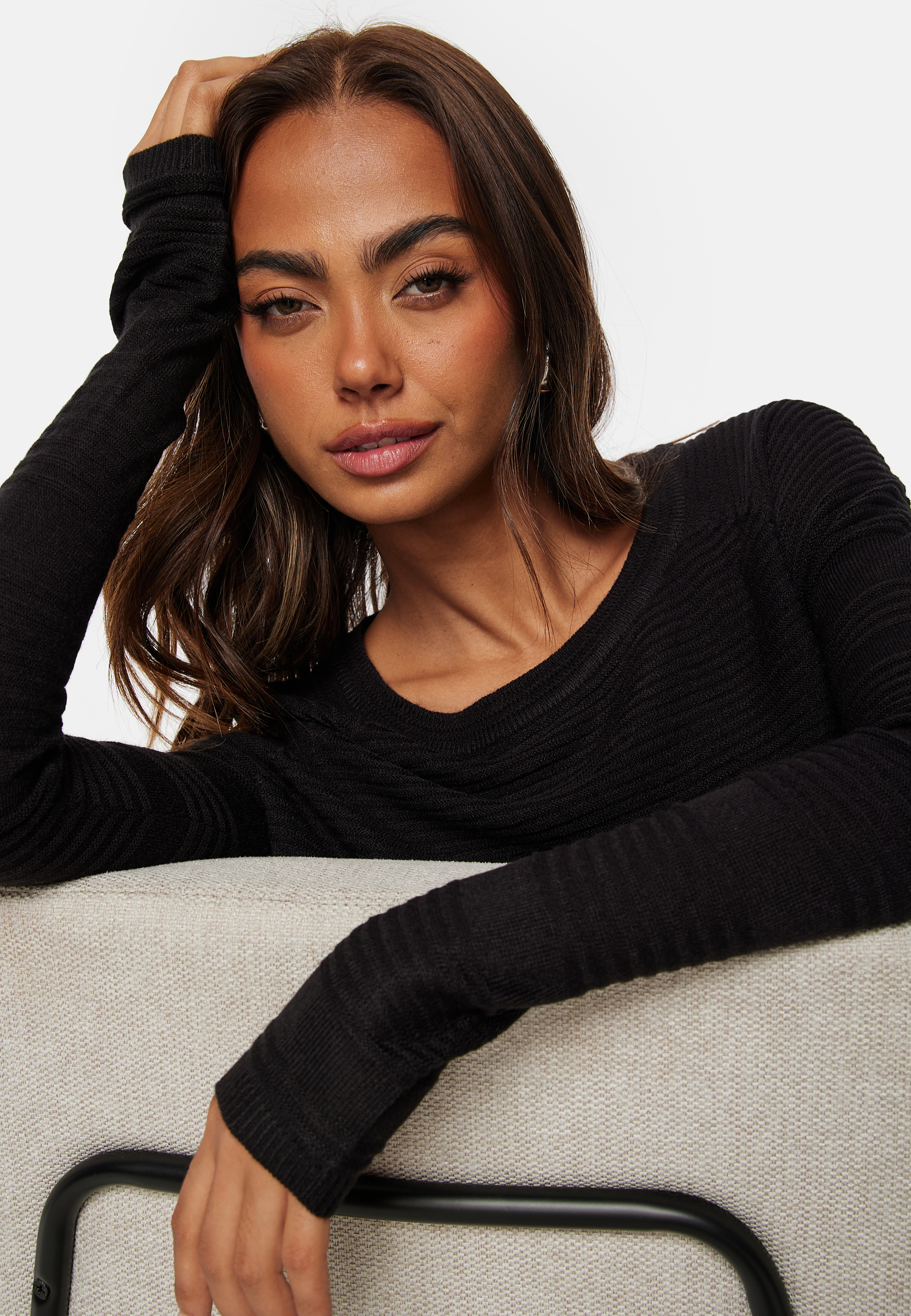 Caviar L/S Pullover Knit 4