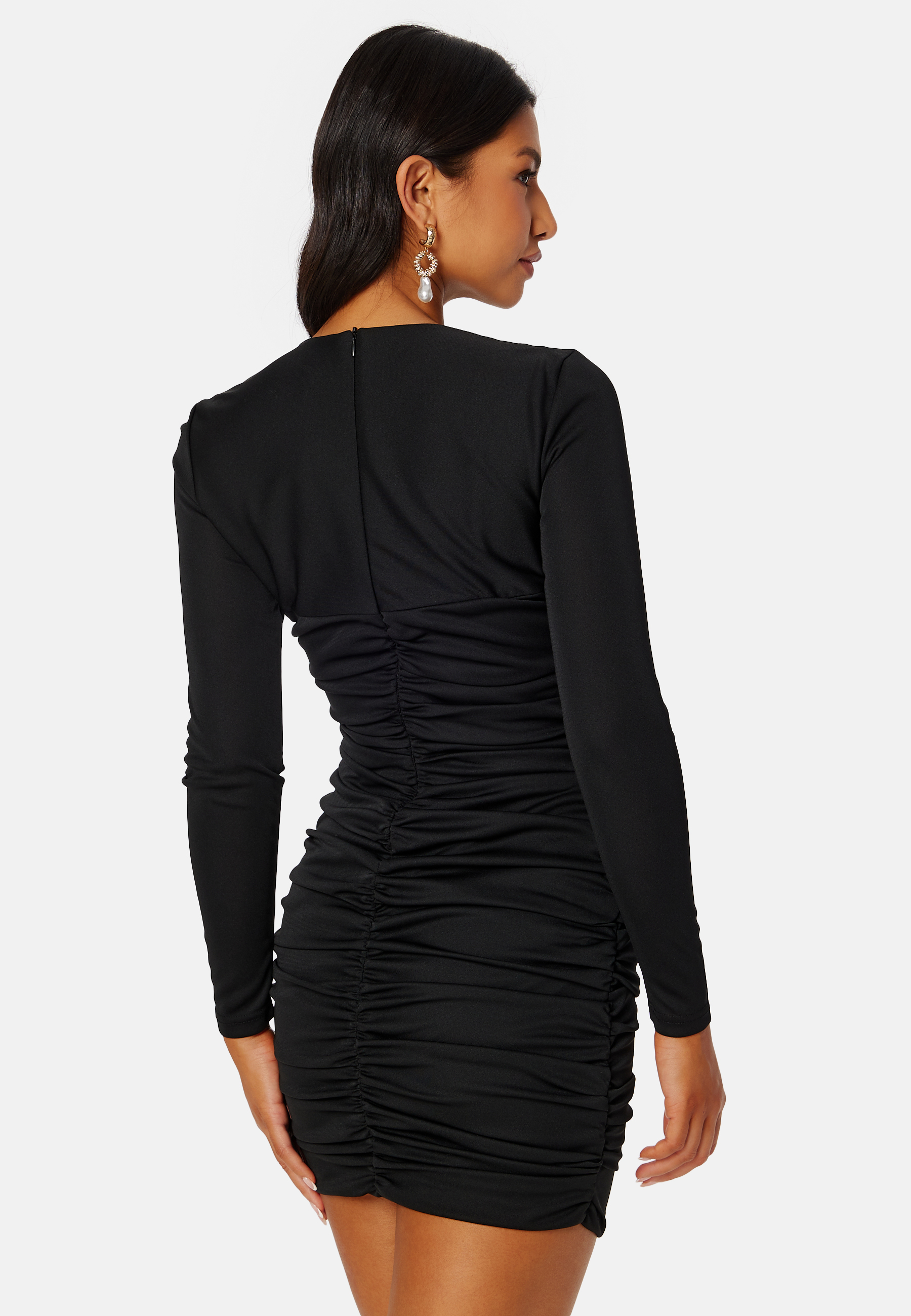 Fox L/S Ruching Dress 2