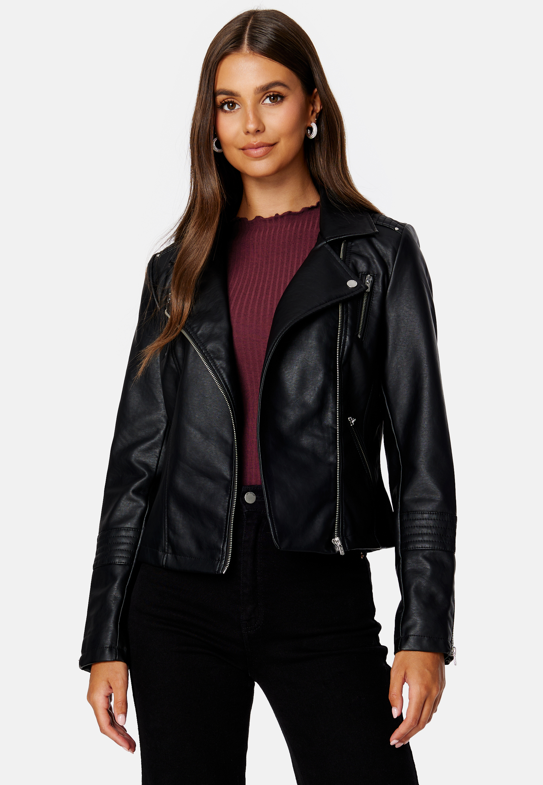 Gemma Faux Leather Biker