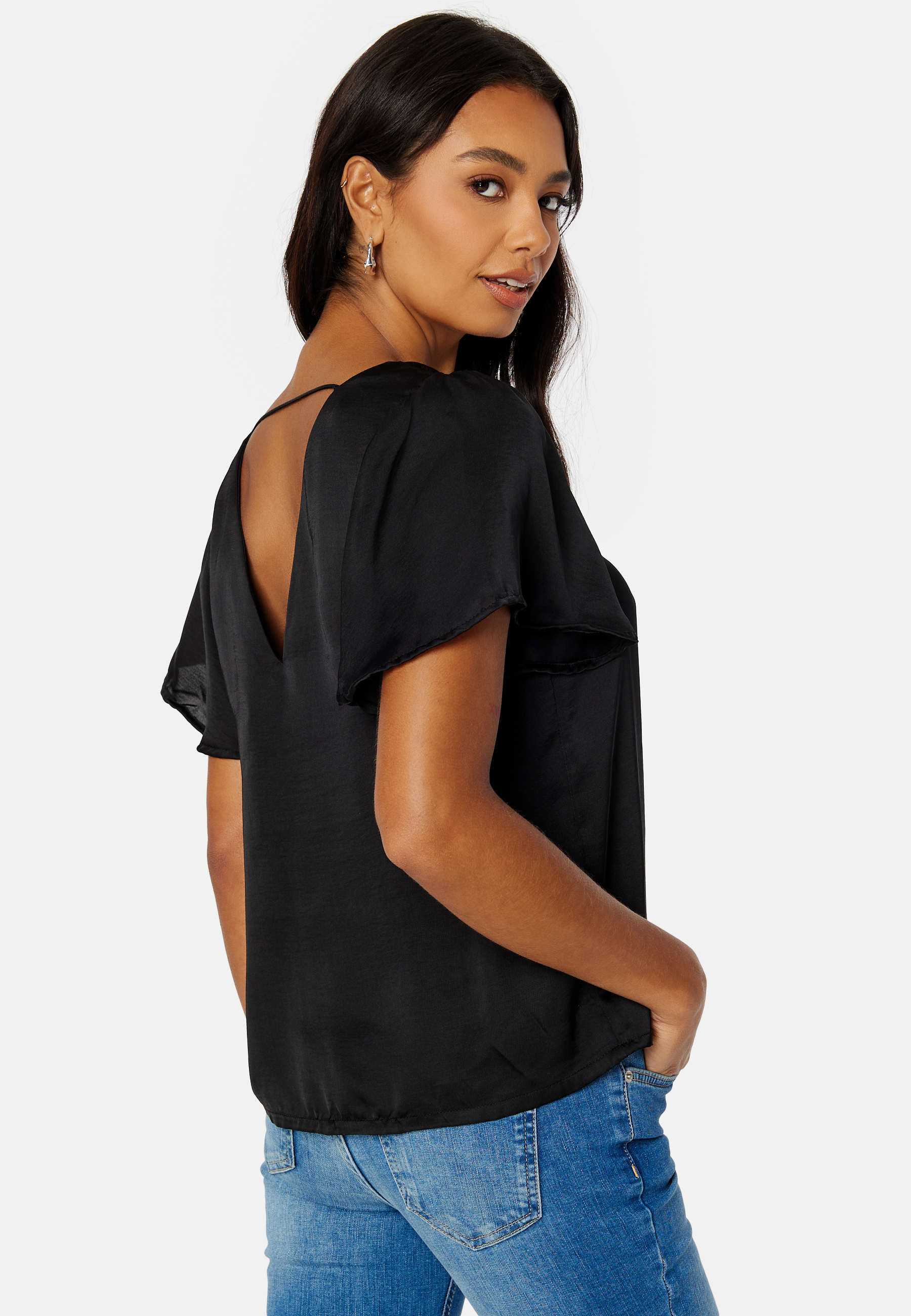 Jane SS V-Neck Top 2