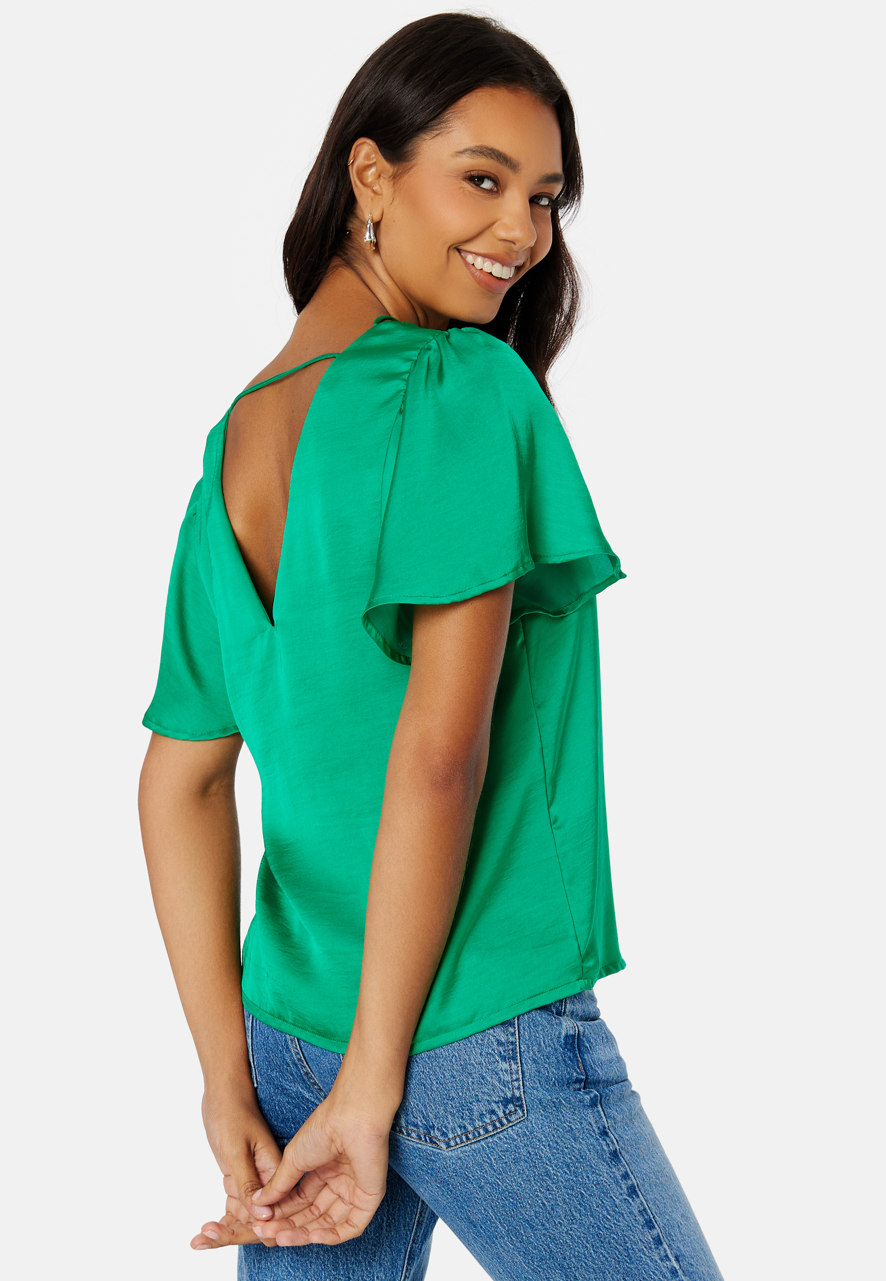 Jane SS V-Neck Top 2